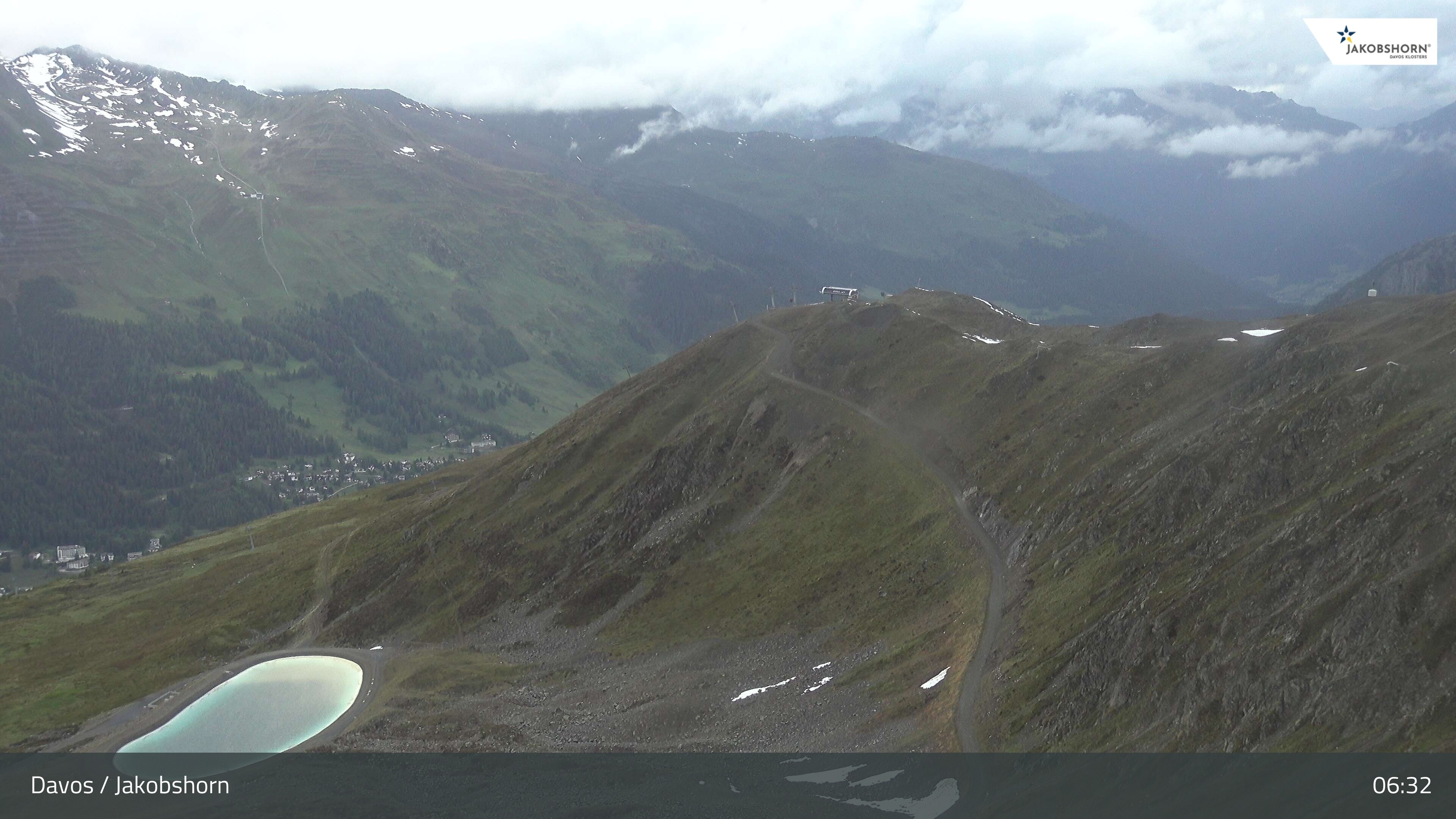 Archiv Foto Webcam Jakobshorn - Blick Richtung Brämabüel