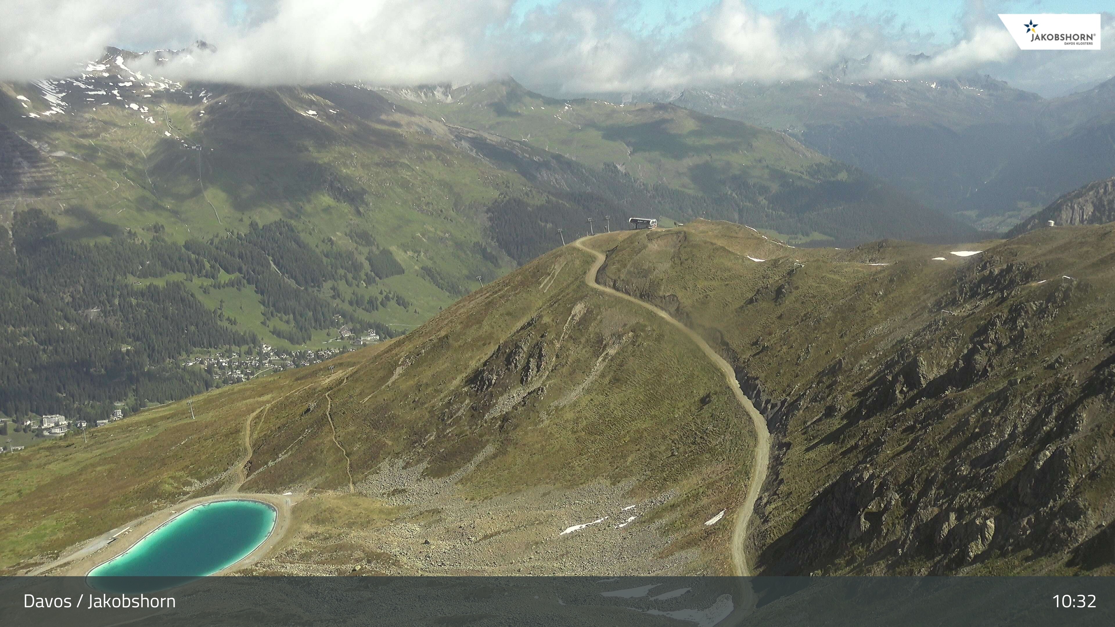Archiv Foto Webcam Jakobshorn - Blick Richtung Brämabüel