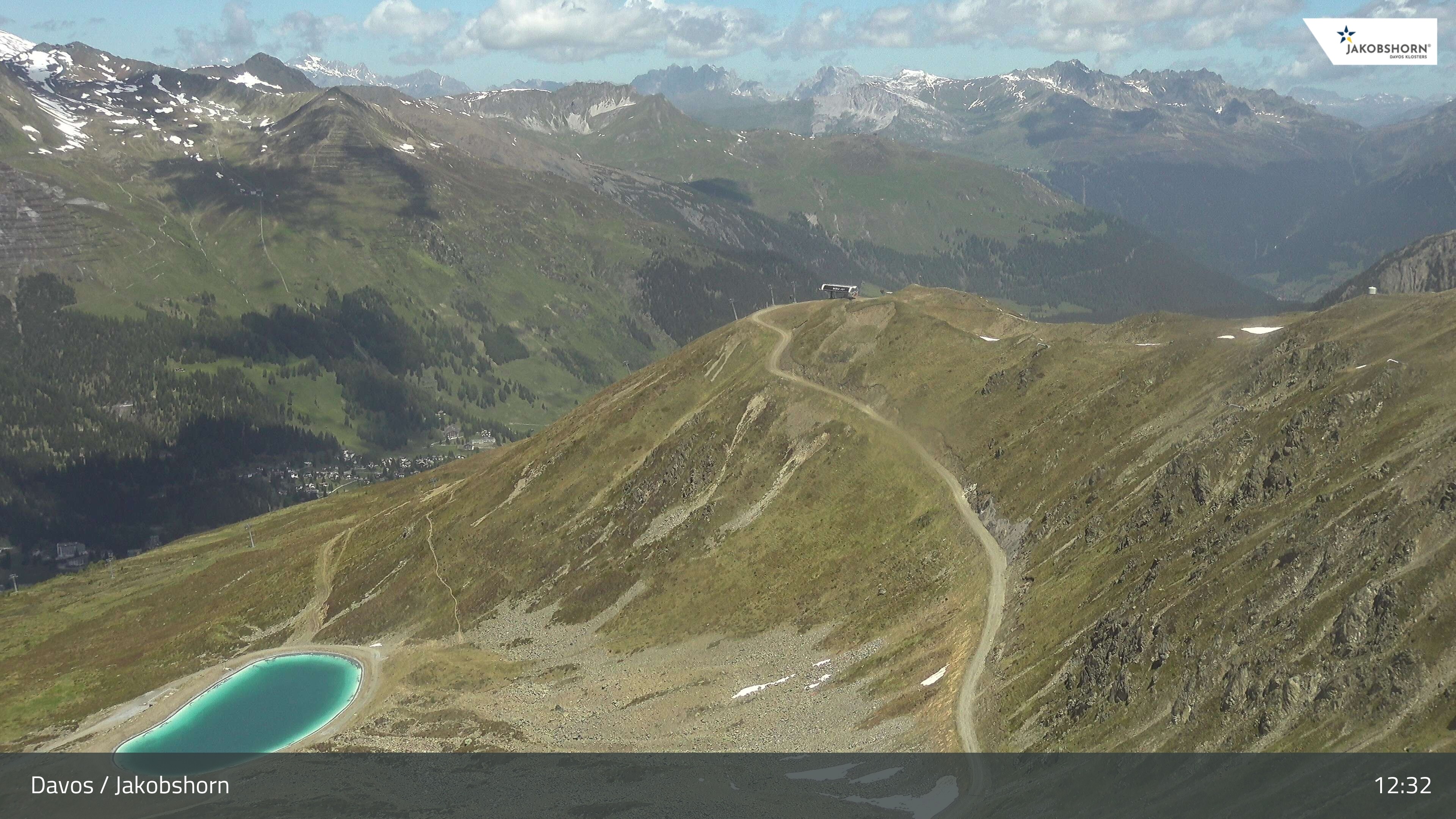 Archiv Foto Webcam Jakobshorn - Blick Richtung Brämabüel