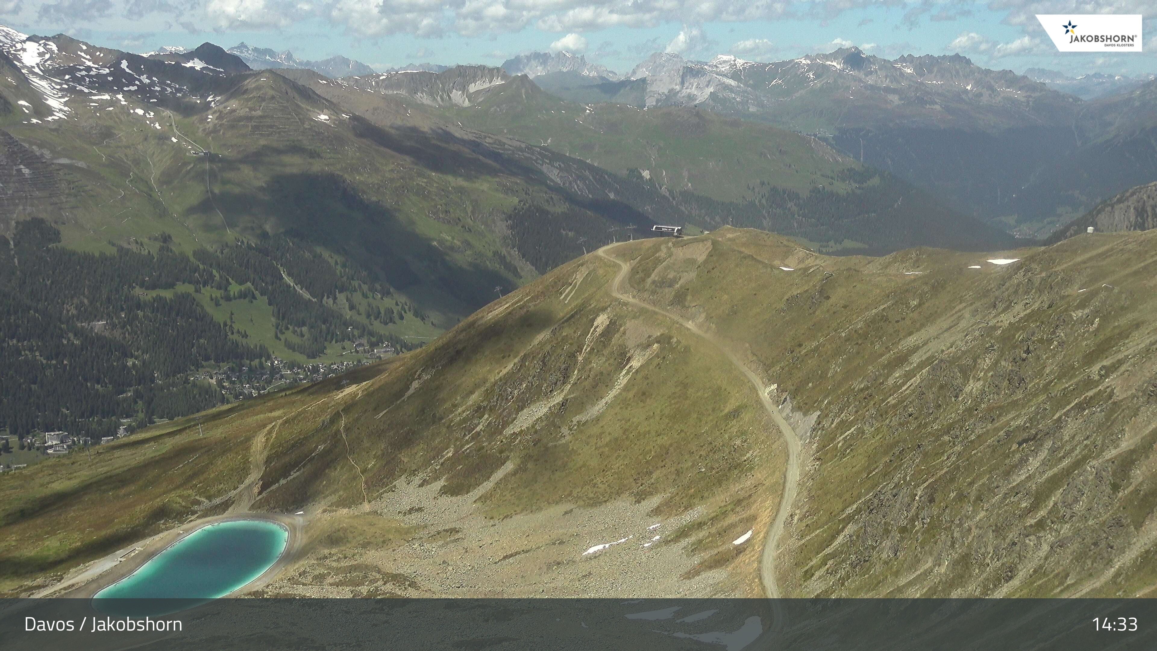 Archiv Foto Webcam Jakobshorn - Blick Richtung Brämabüel