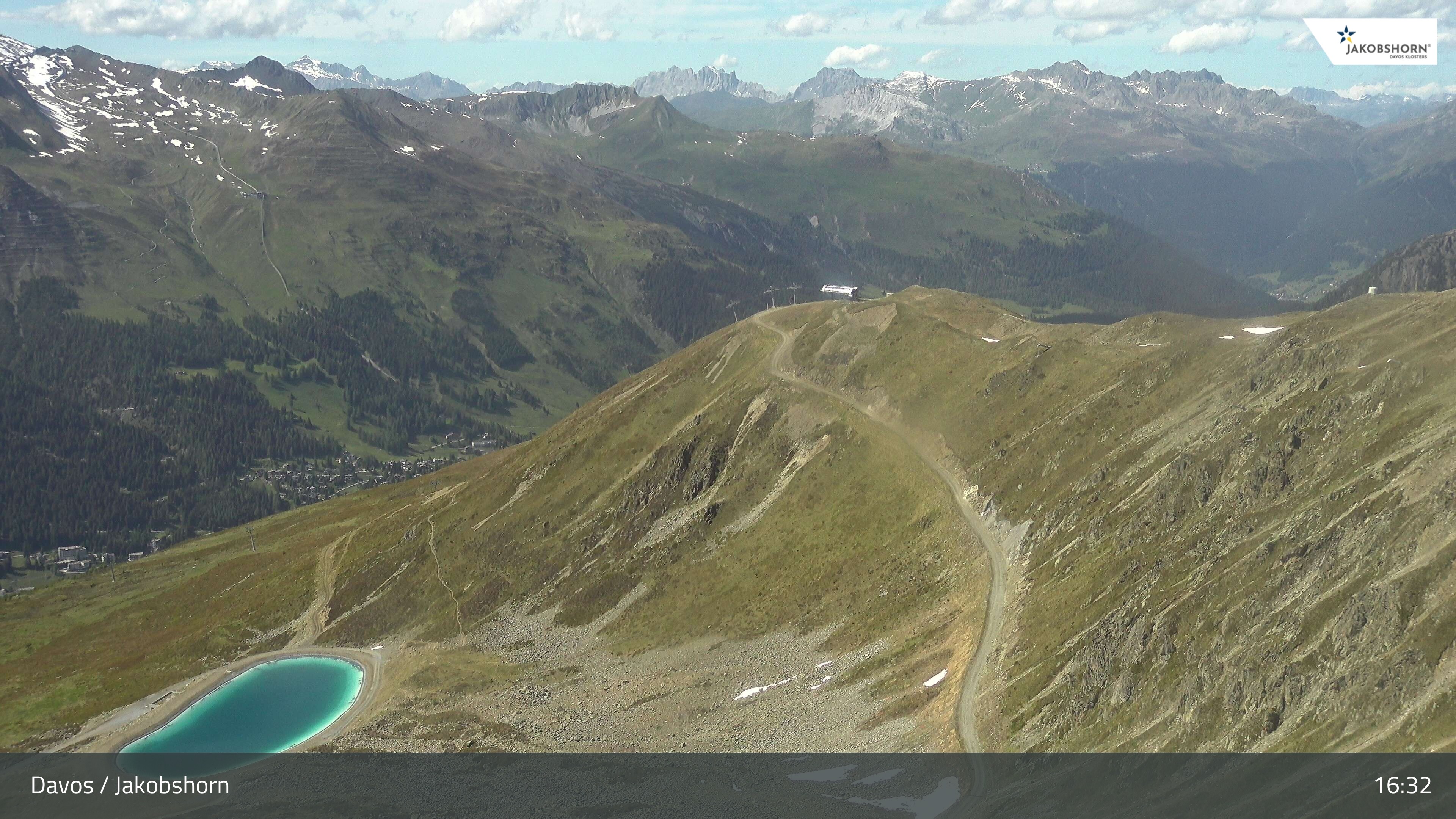 Archiv Foto Webcam Jakobshorn - Blick Richtung Brämabüel