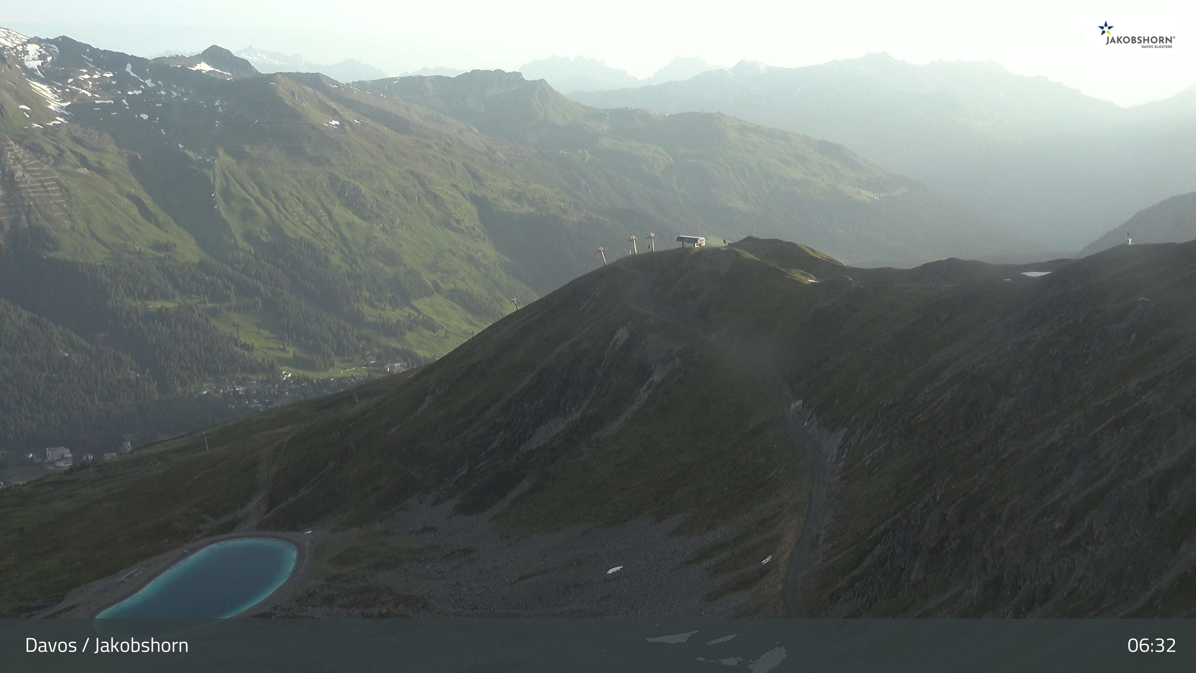 Archiv Foto Webcam Jakobshorn - Blick Richtung Brämabüel