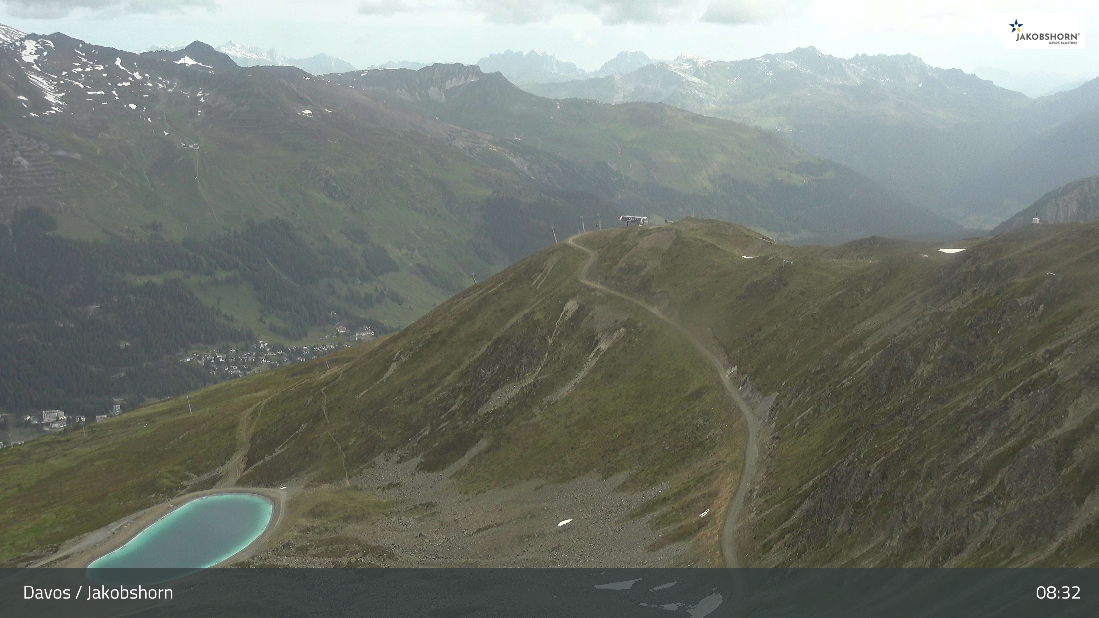 Archiv Foto Webcam Jakobshorn - Blick Richtung Brämabüel