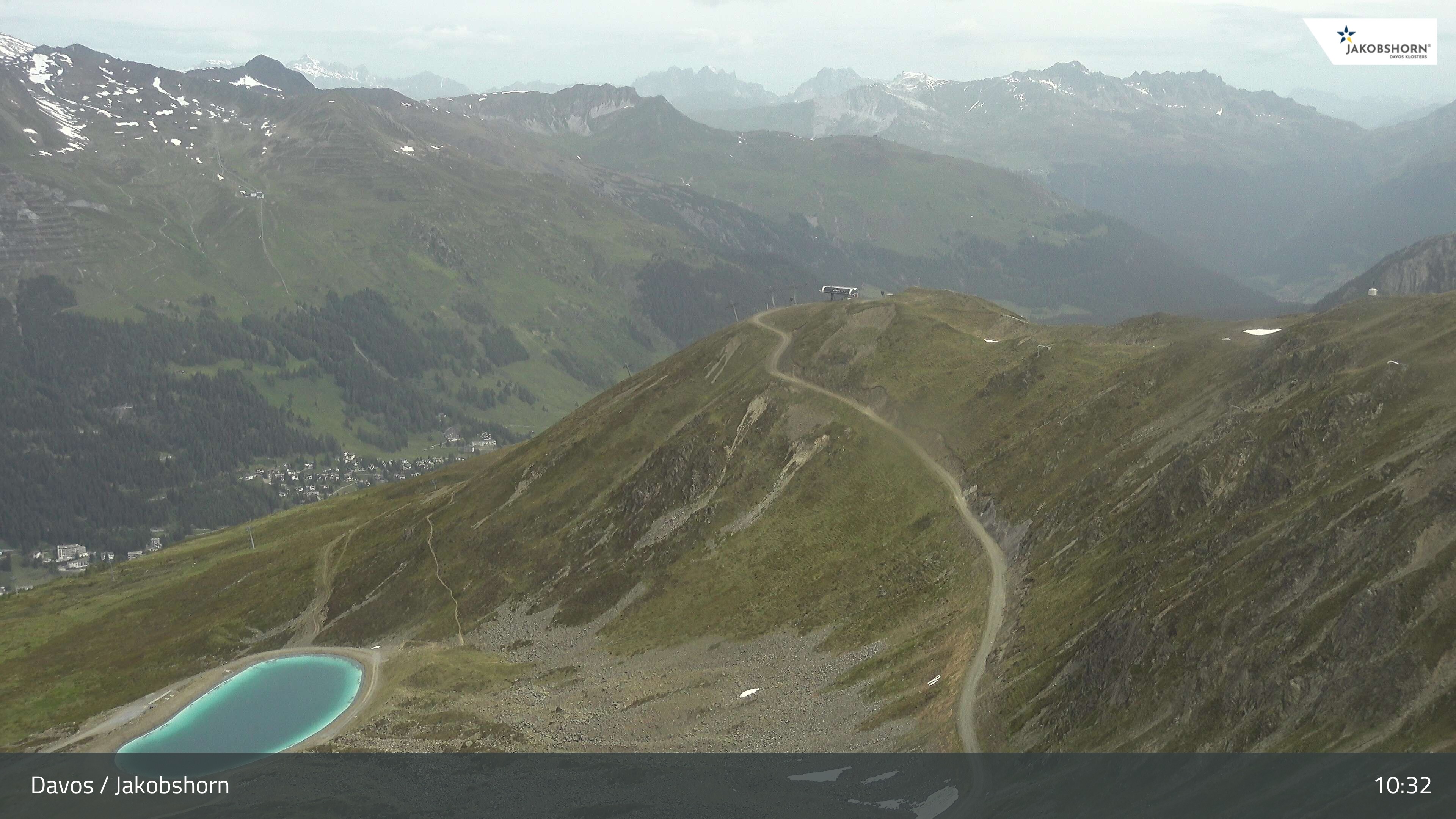 Archiv Foto Webcam Jakobshorn - Blick Richtung Brämabüel
