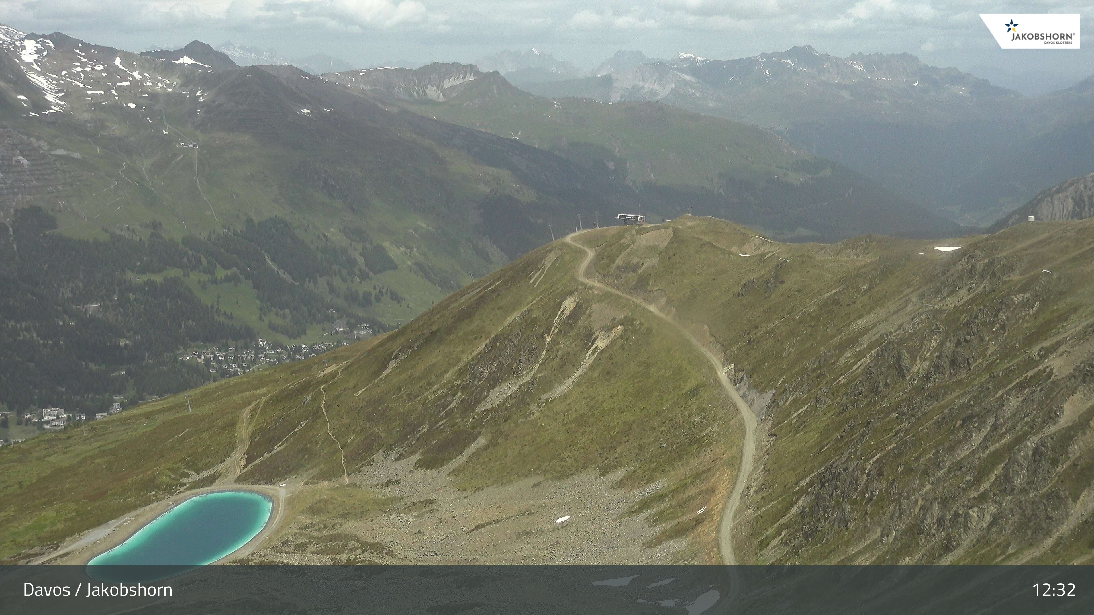 Archiv Foto Webcam Jakobshorn - Blick Richtung Brämabüel