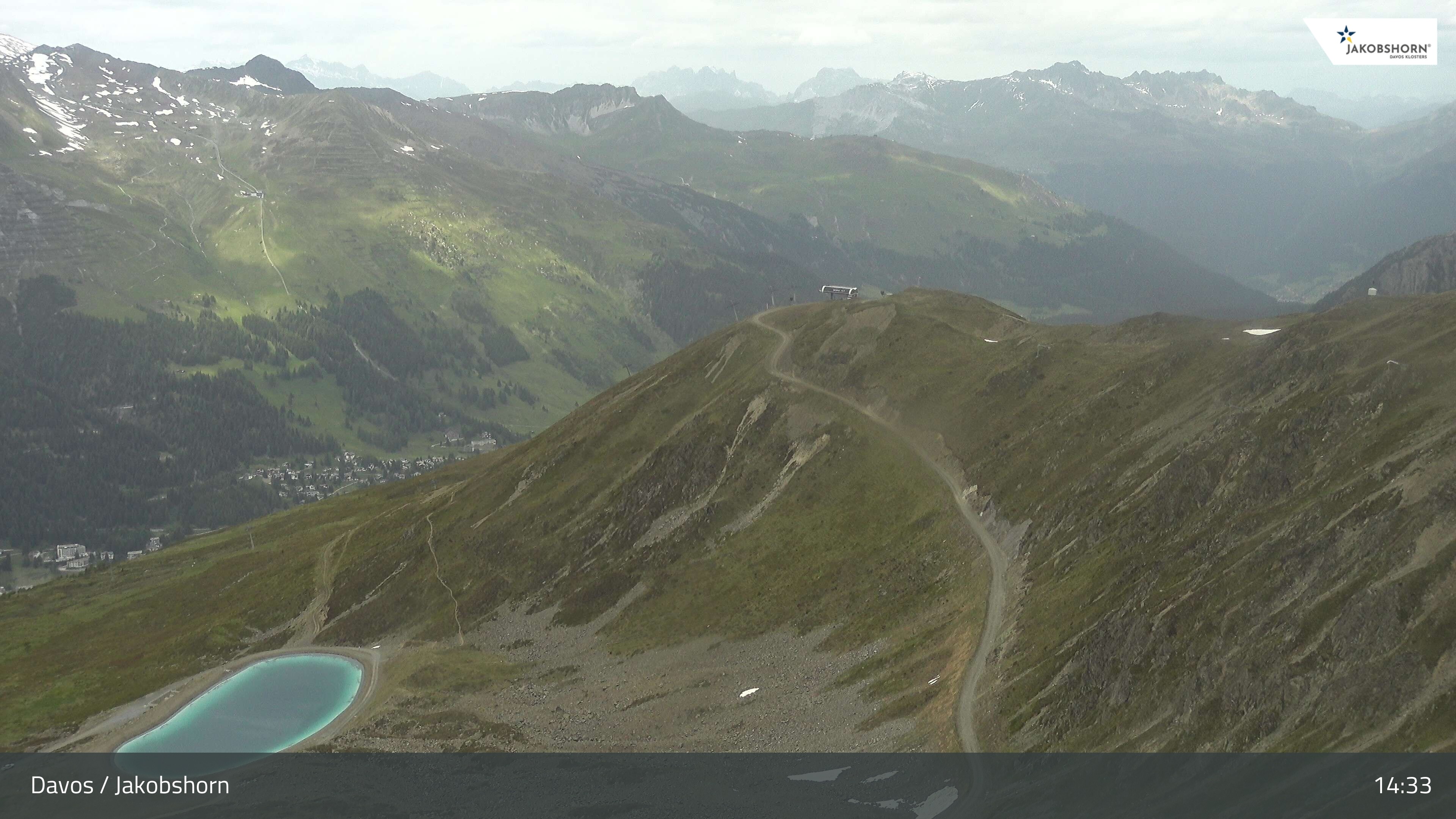 Archiv Foto Webcam Jakobshorn - Blick Richtung Brämabüel