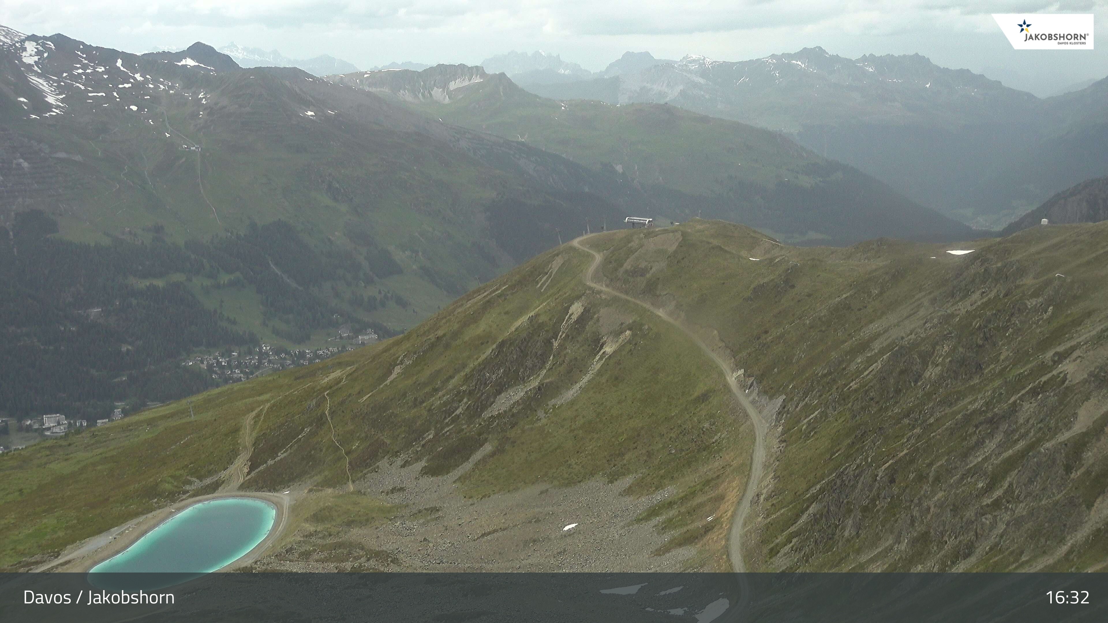 Archiv Foto Webcam Jakobshorn - Blick Richtung Brämabüel