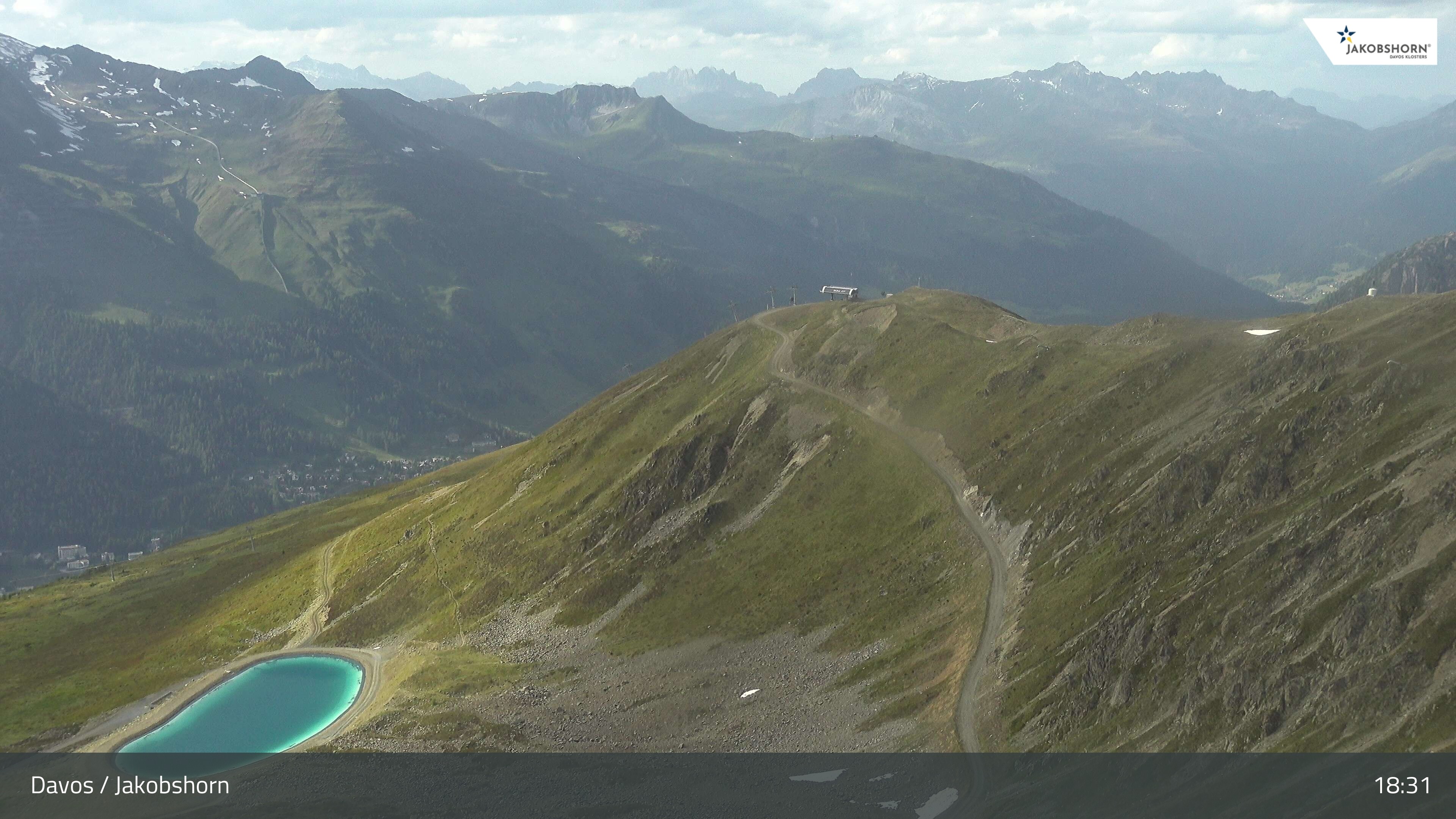 Archiv Foto Webcam Jakobshorn - Blick Richtung Brämabüel
