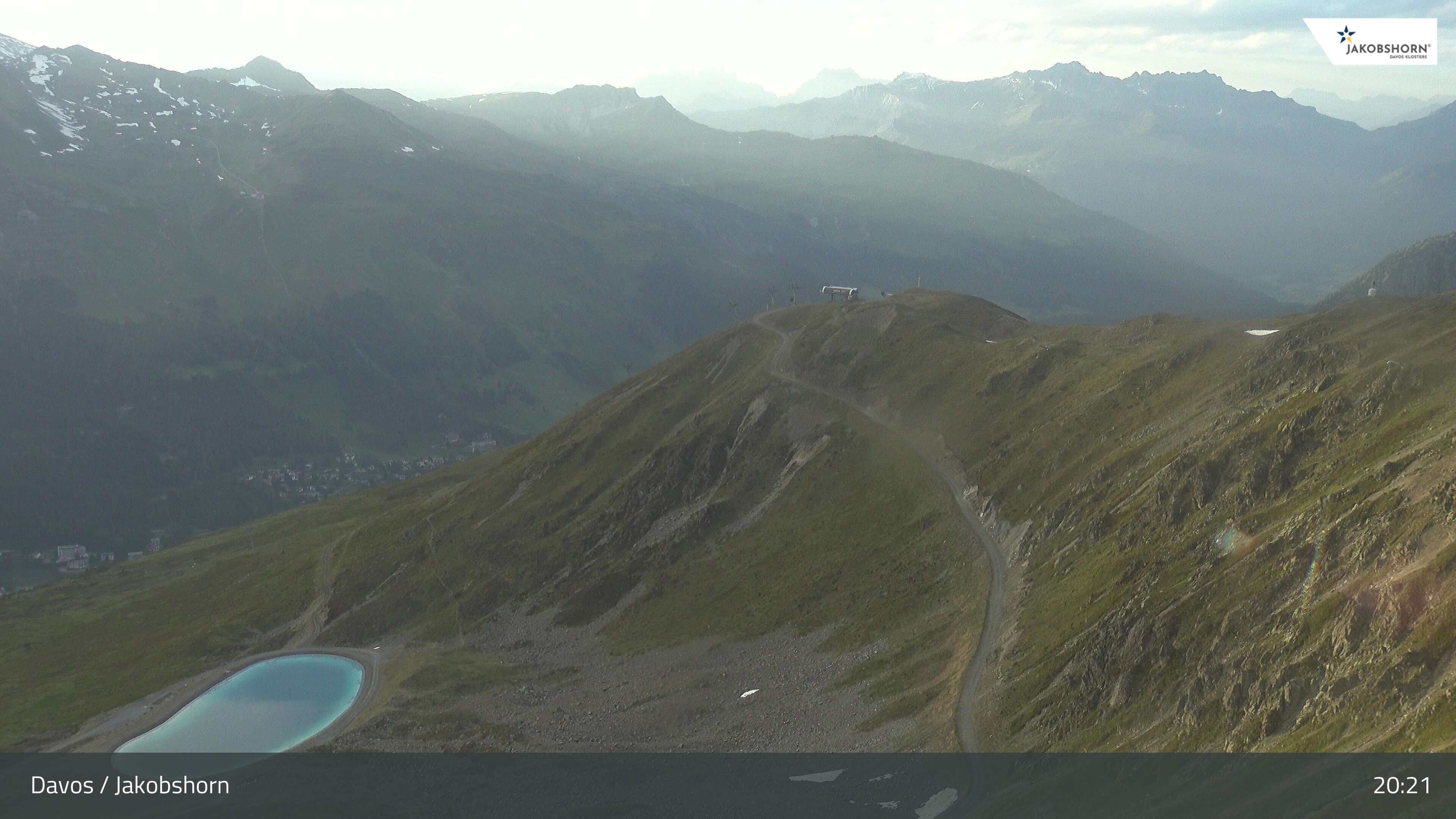 Archiv Foto Webcam Jakobshorn - Blick Richtung Brämabüel