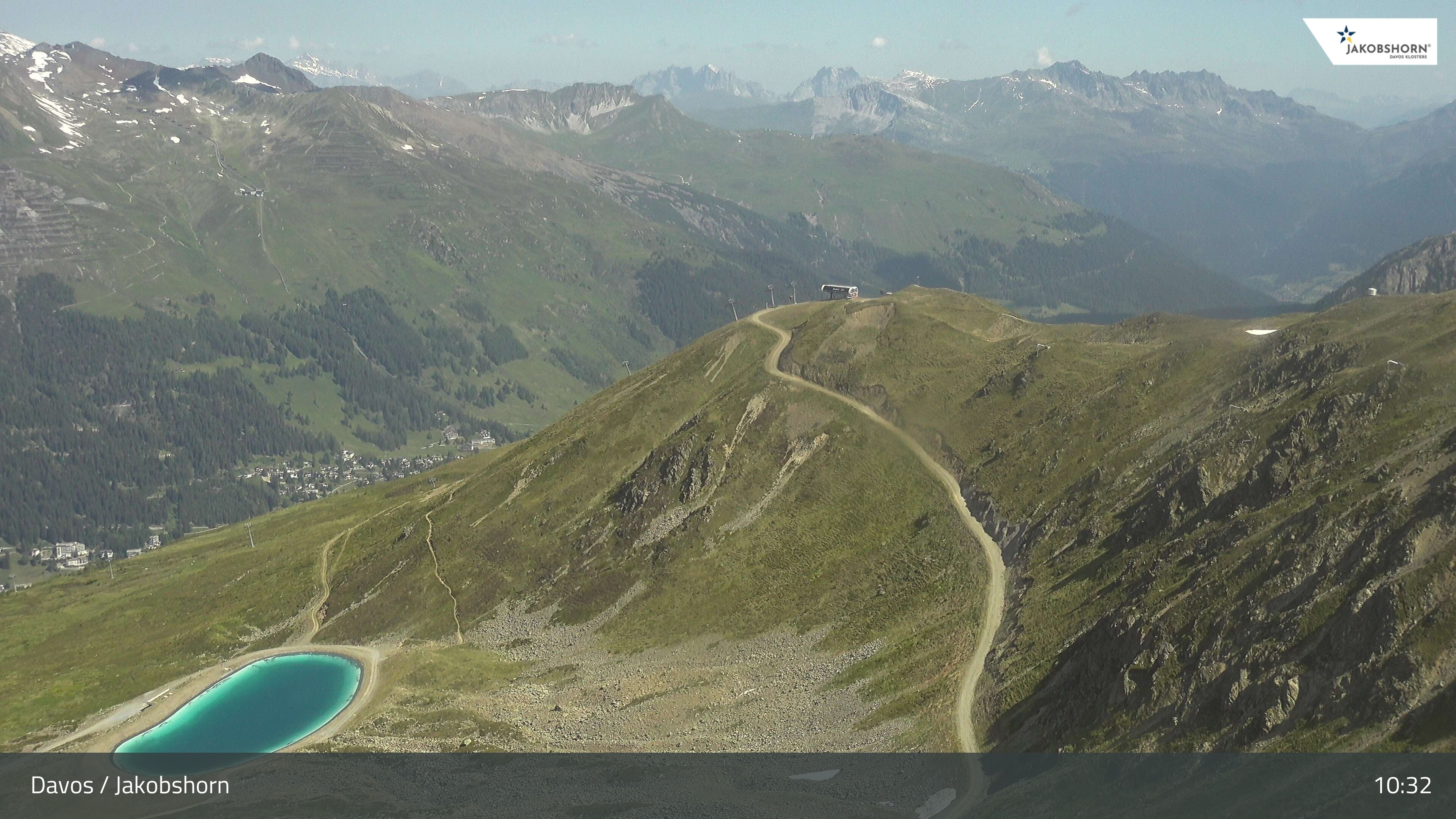 Archiv Foto Webcam Jakobshorn - Blick Richtung Brämabüel