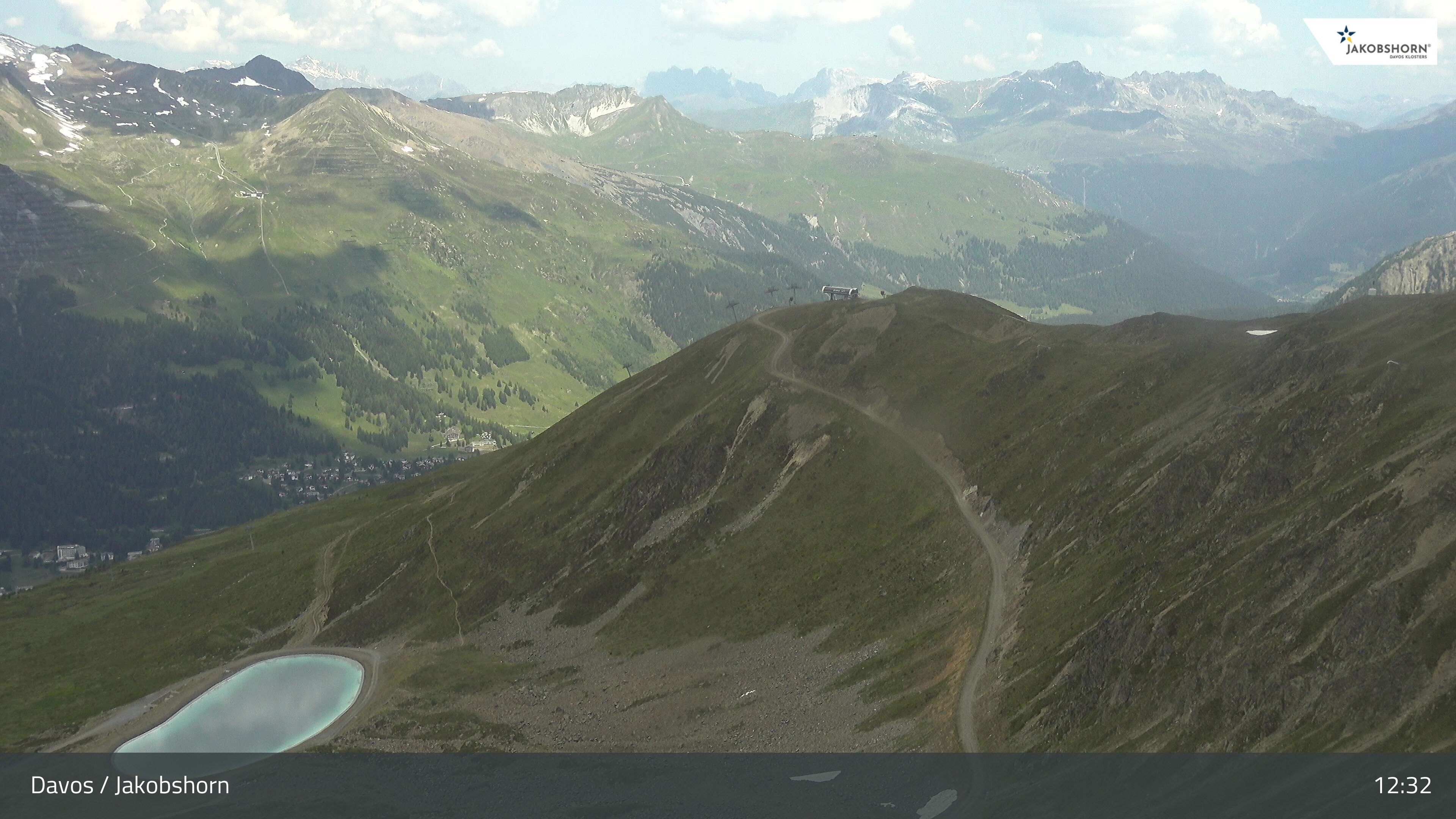 Archiv Foto Webcam Jakobshorn - Blick Richtung Brämabüel