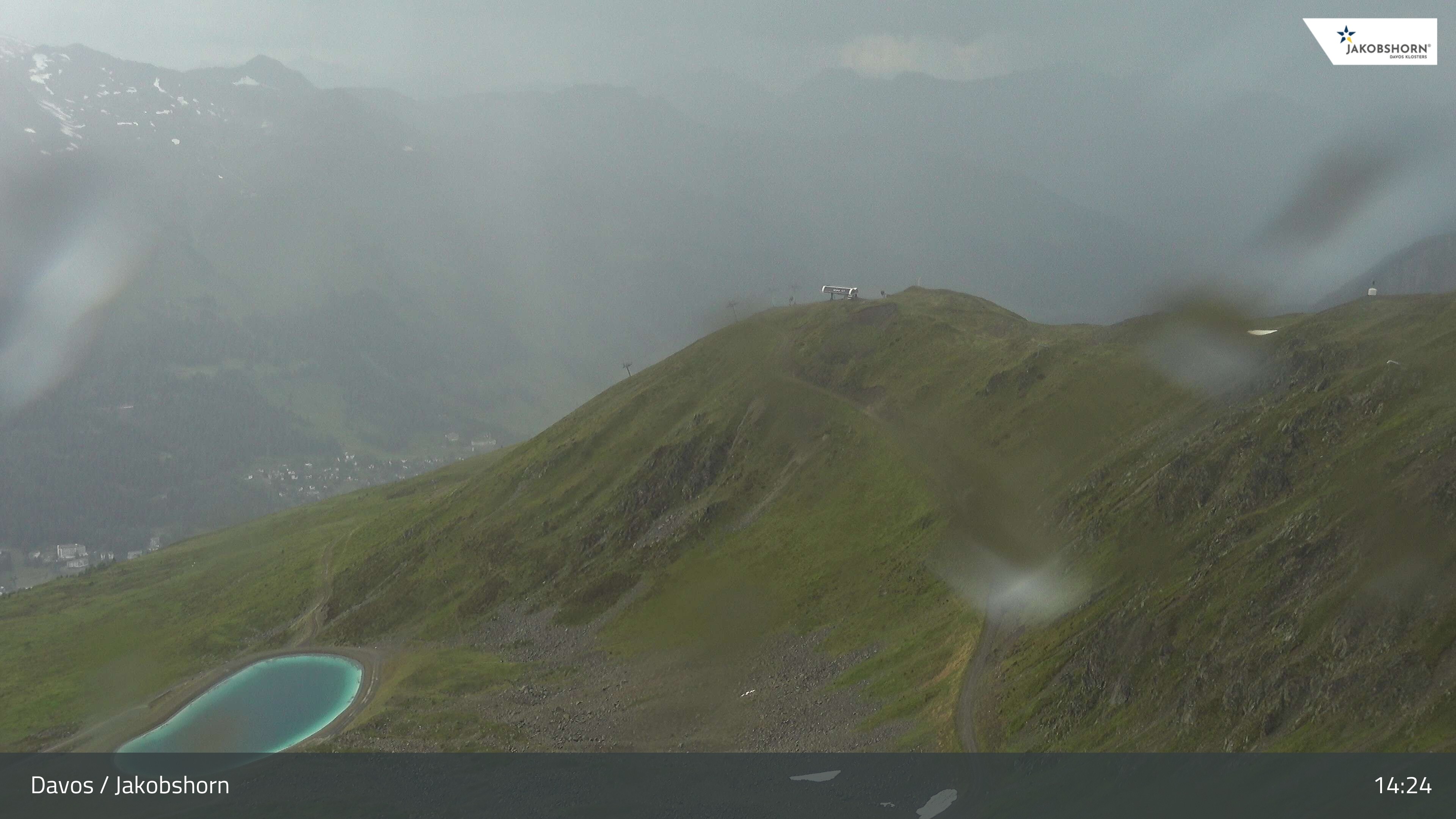 Archiv Foto Webcam Jakobshorn - Blick Richtung Brämabüel
