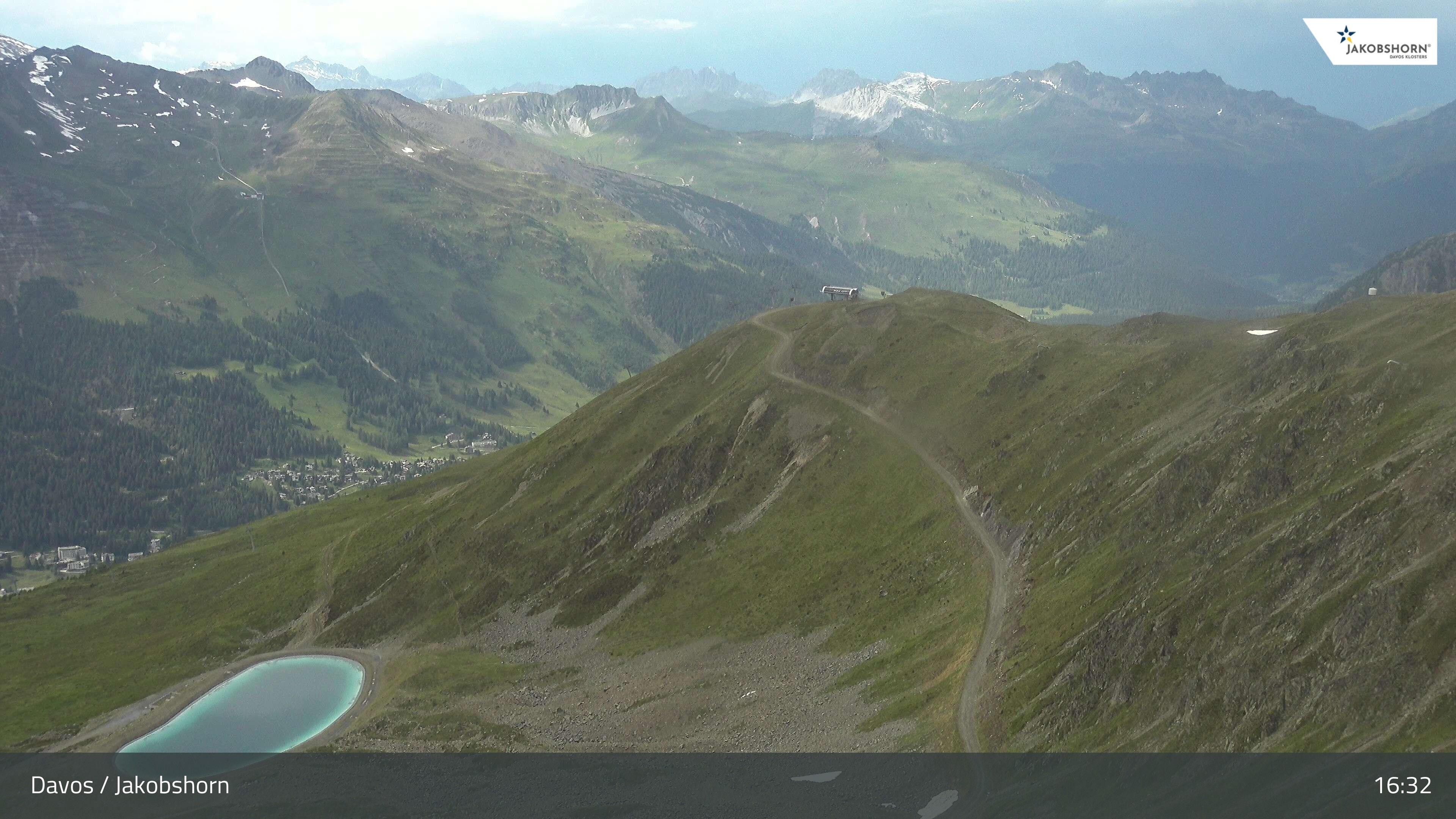 Archiv Foto Webcam Jakobshorn - Blick Richtung Brämabüel