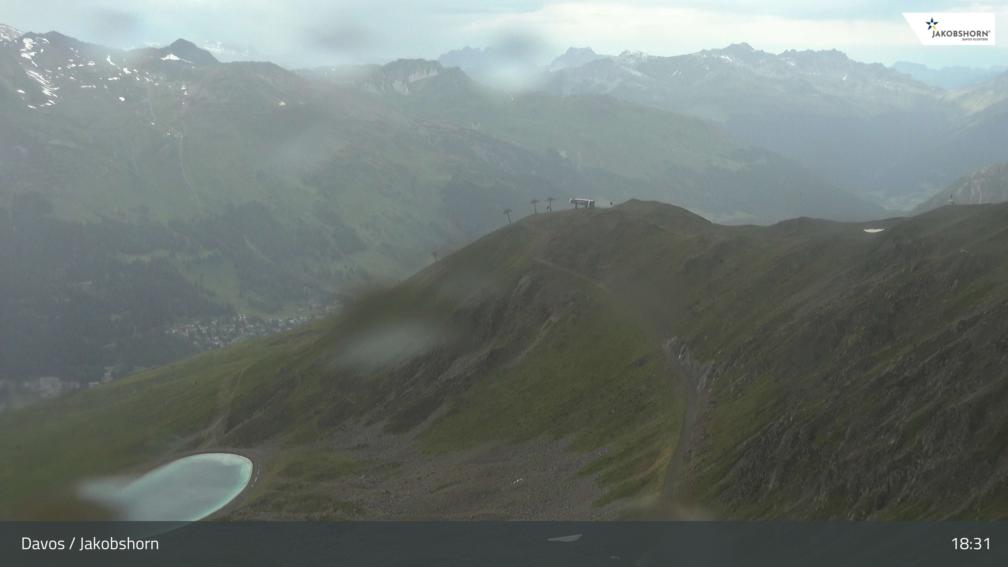 Archiv Foto Webcam Jakobshorn - Blick Richtung Brämabüel