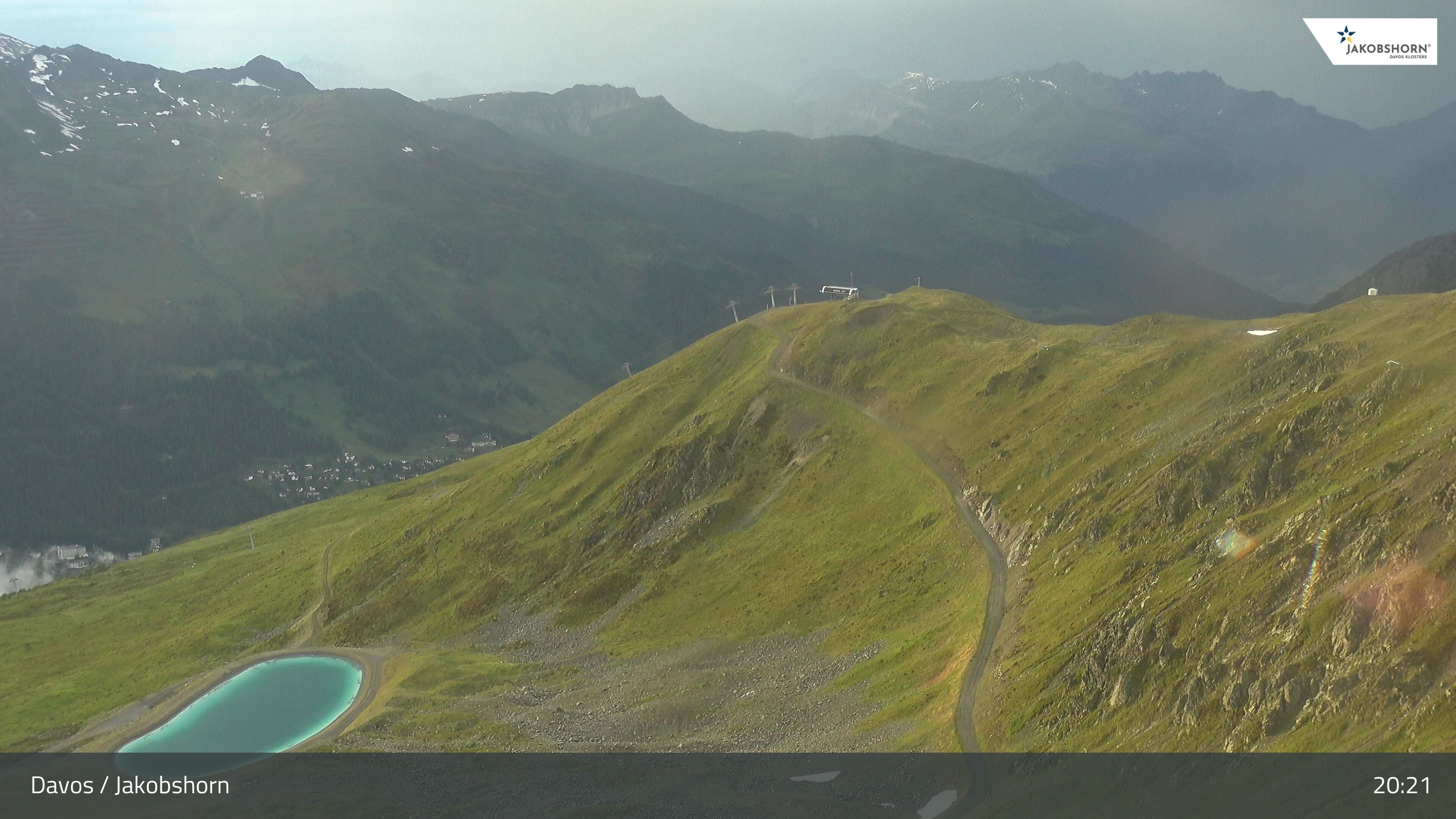 Archiv Foto Webcam Jakobshorn - Blick Richtung Brämabüel