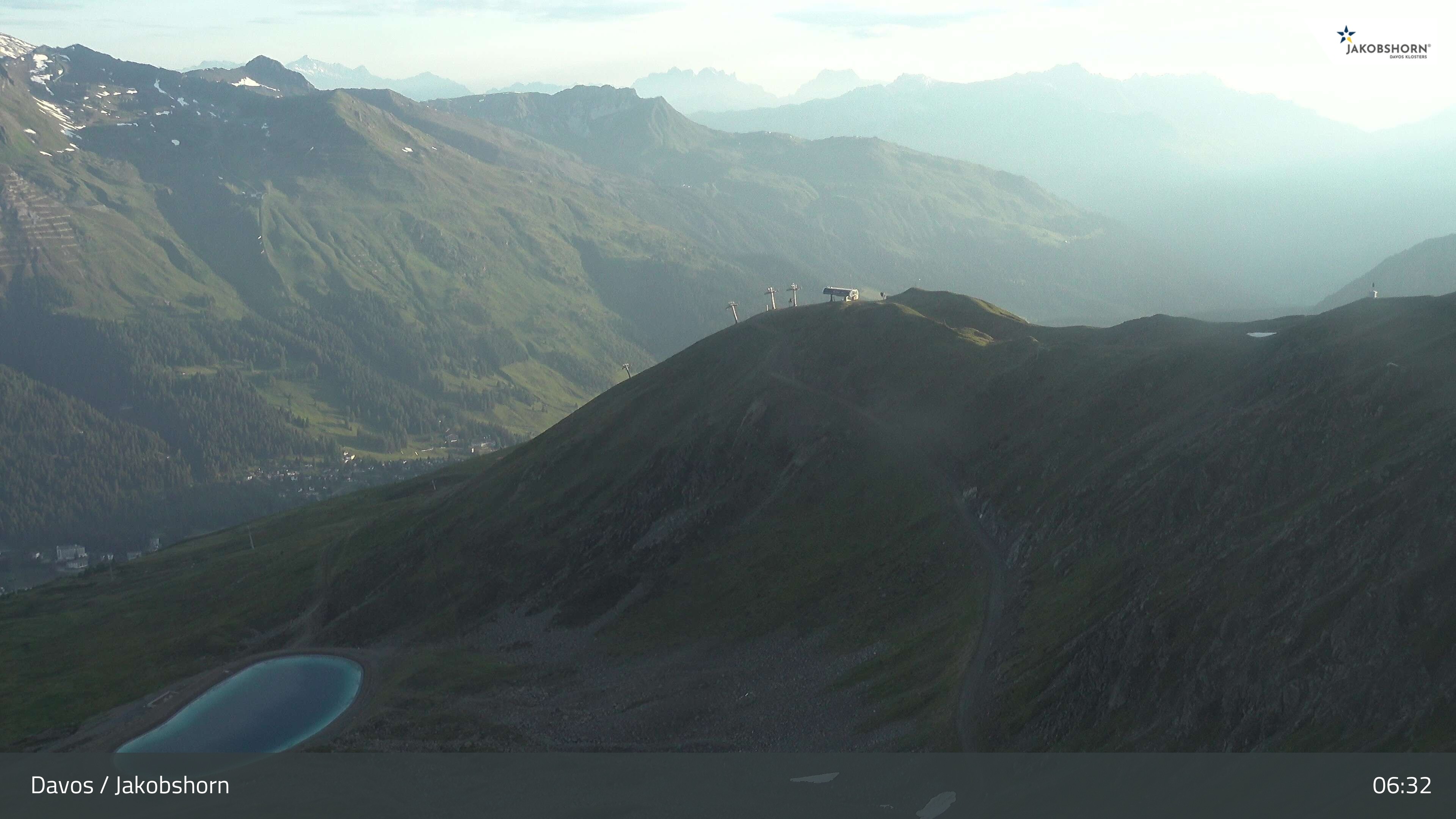 Archiv Foto Webcam Jakobshorn - Blick Richtung Brämabüel