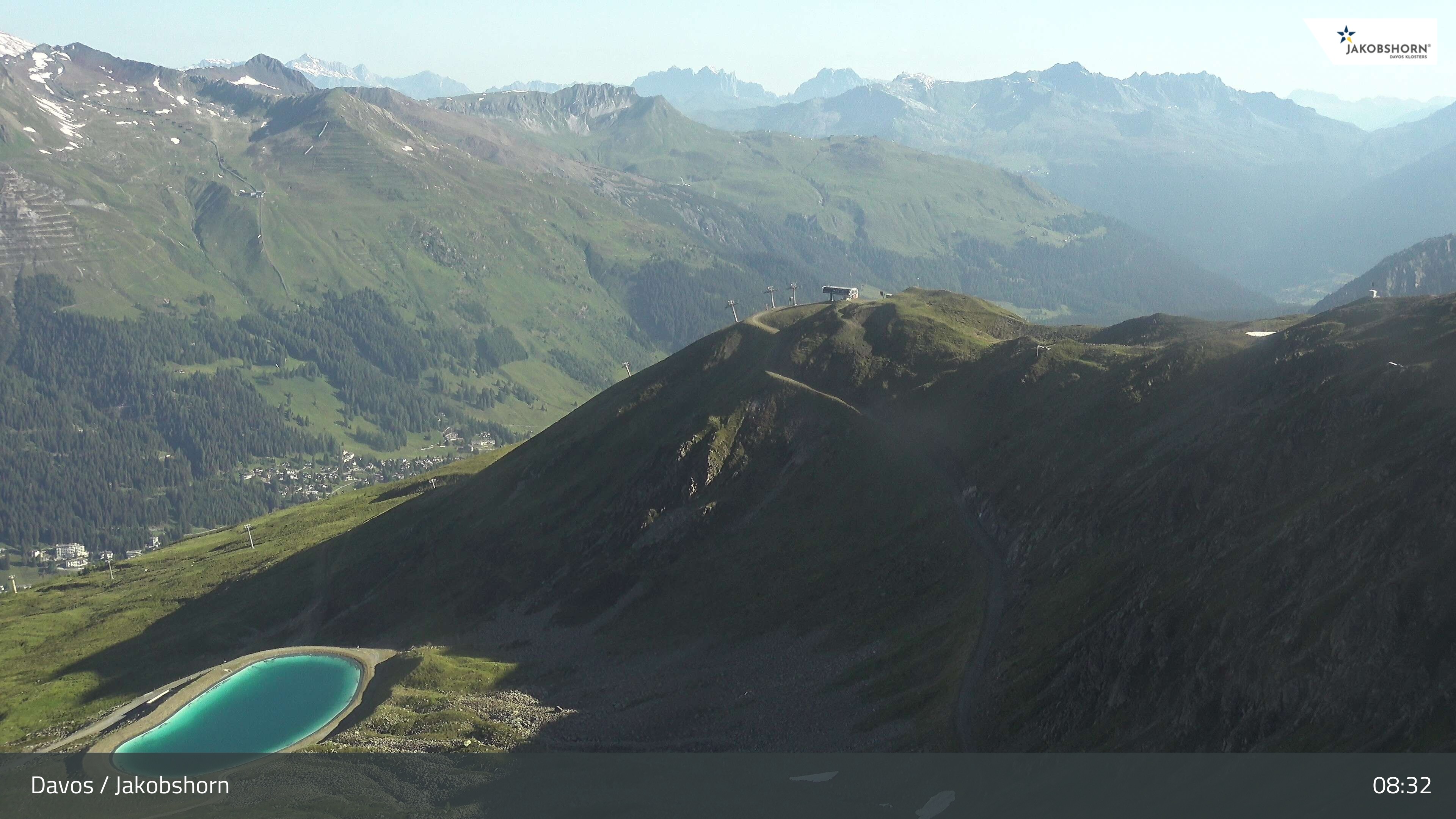 Archiv Foto Webcam Jakobshorn - Blick Richtung Brämabüel