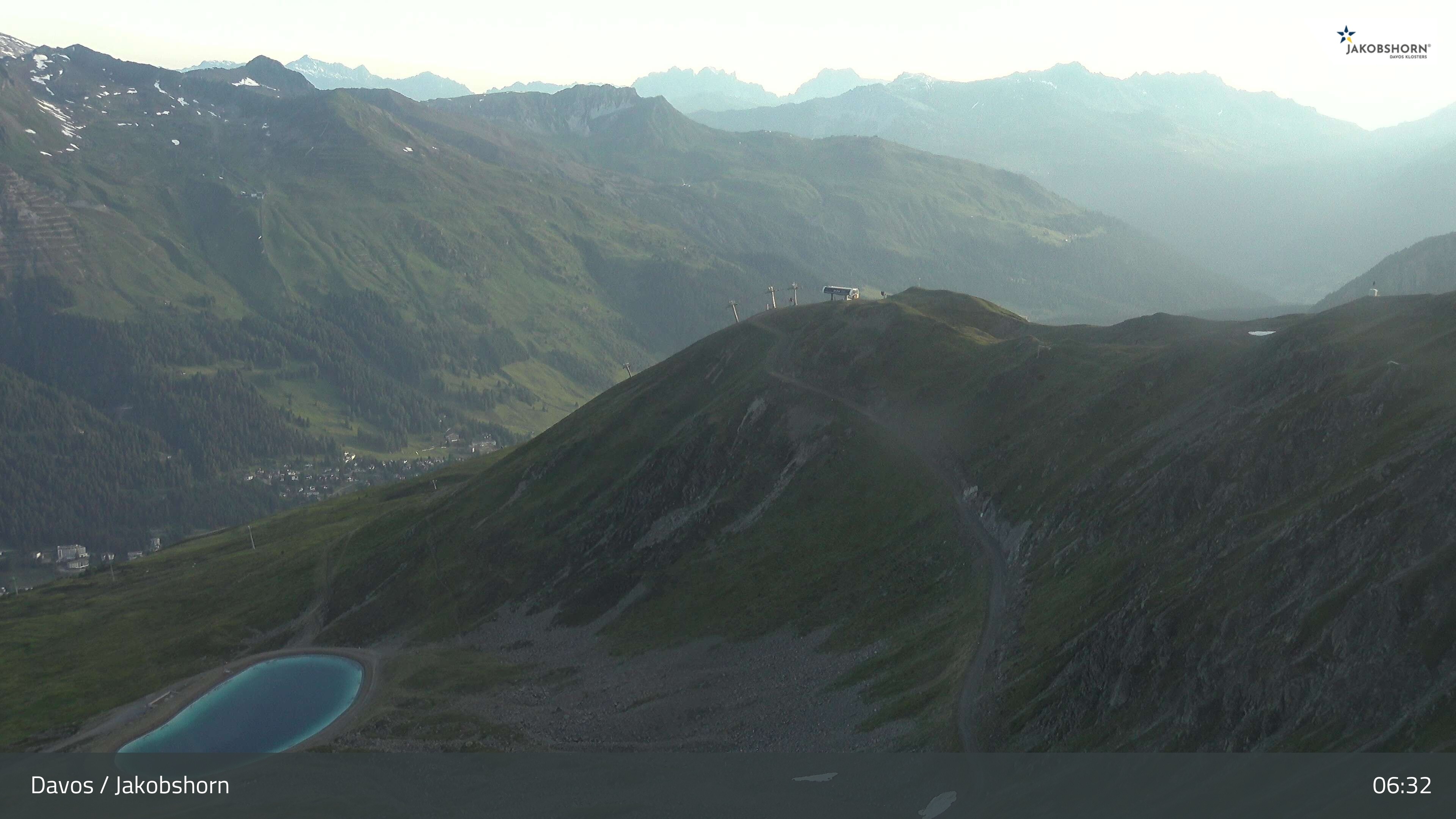 Archived image Webcam Jakobshorn - View to Brämabüel