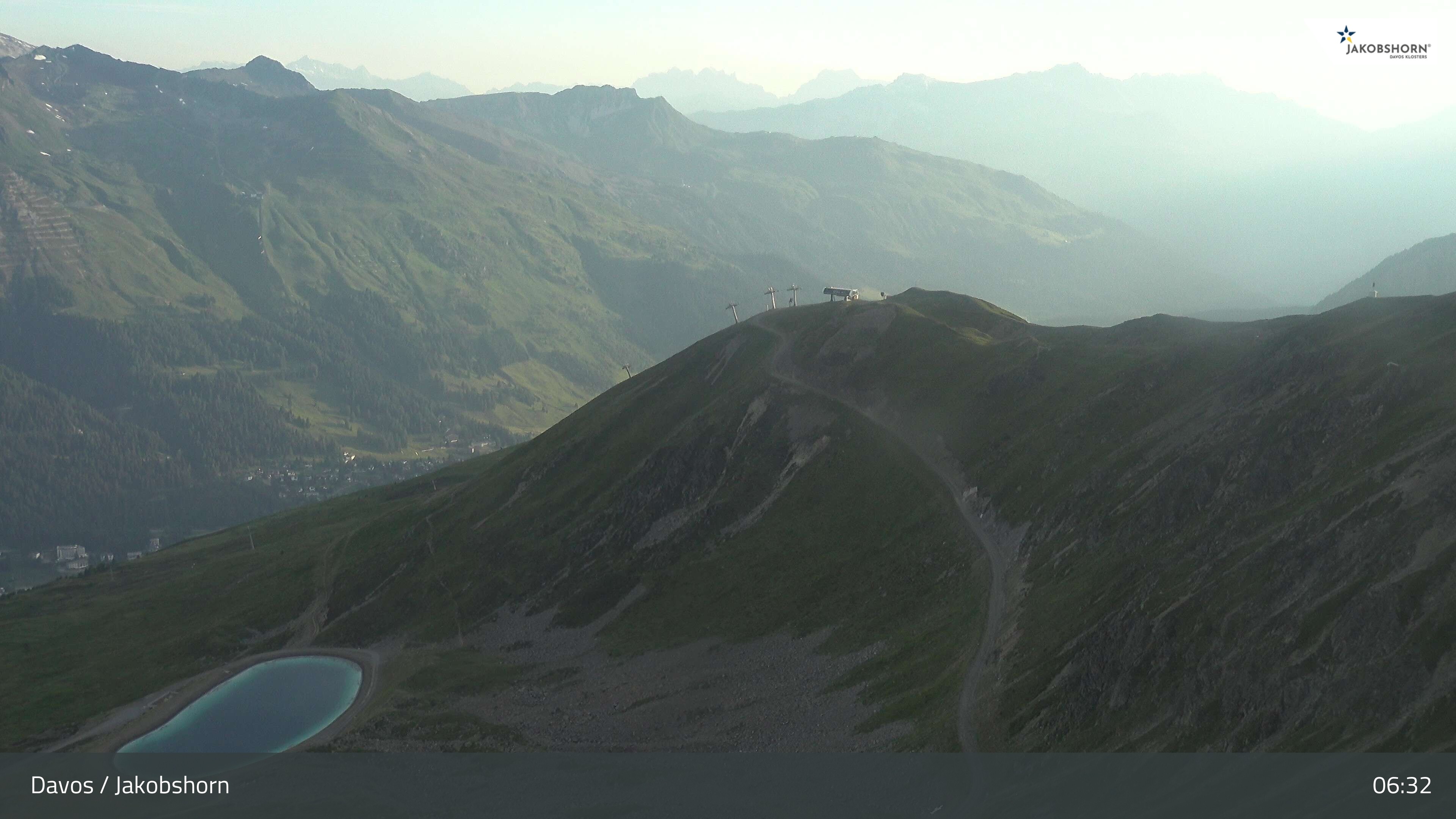 Archiv Foto Webcam Jakobshorn - Blick Richtung Brämabüel