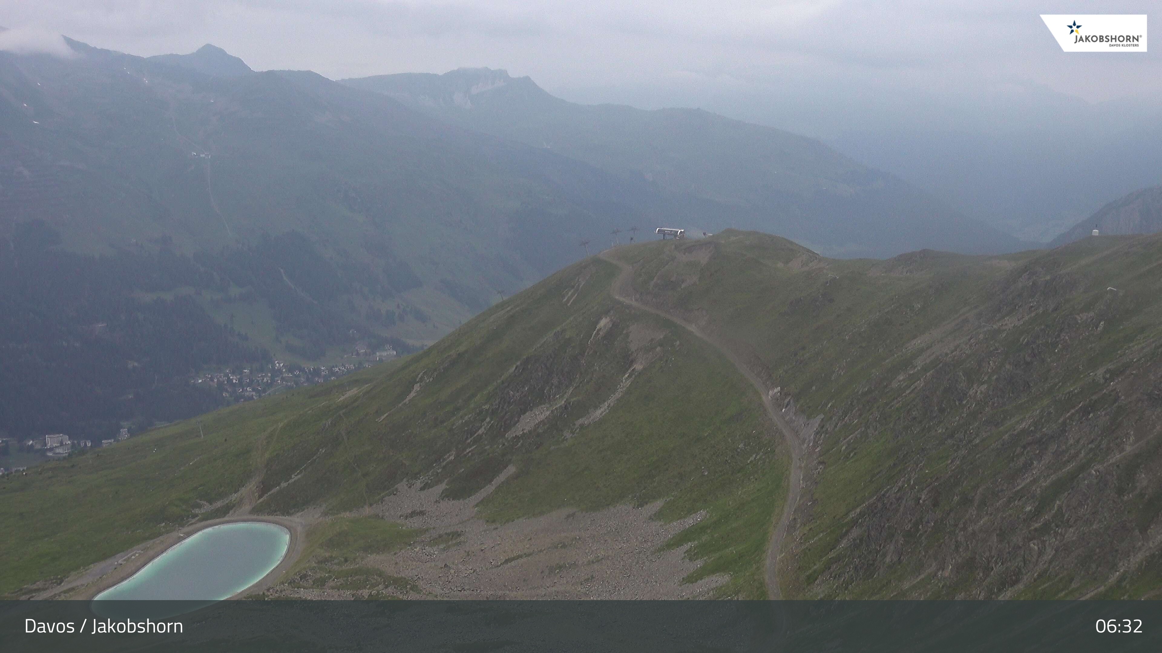 Archiv Foto Webcam Jakobshorn - Blick Richtung Brämabüel