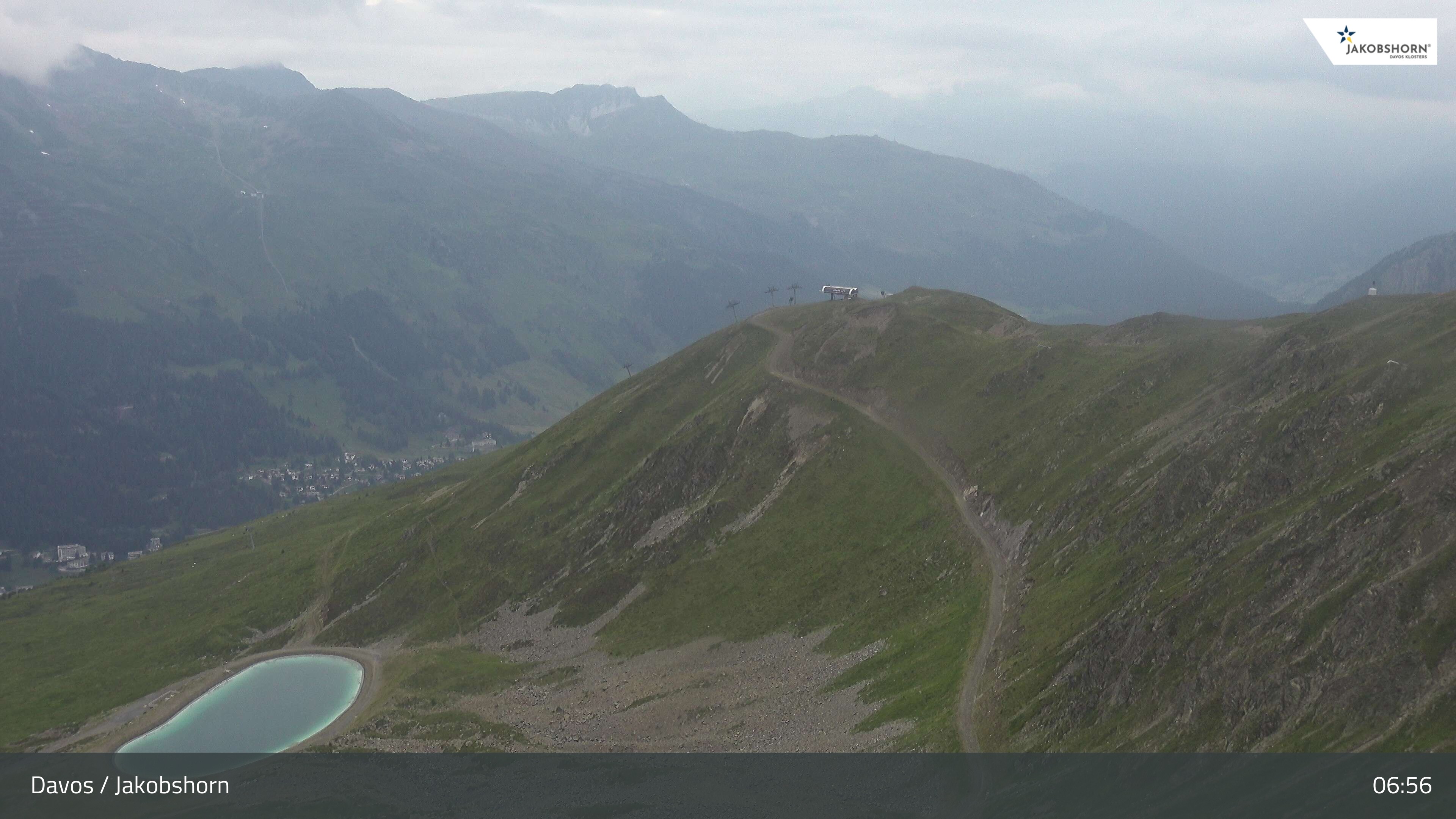 Archiv Foto Webcam Jakobshorn - Blick Richtung Brämabüel