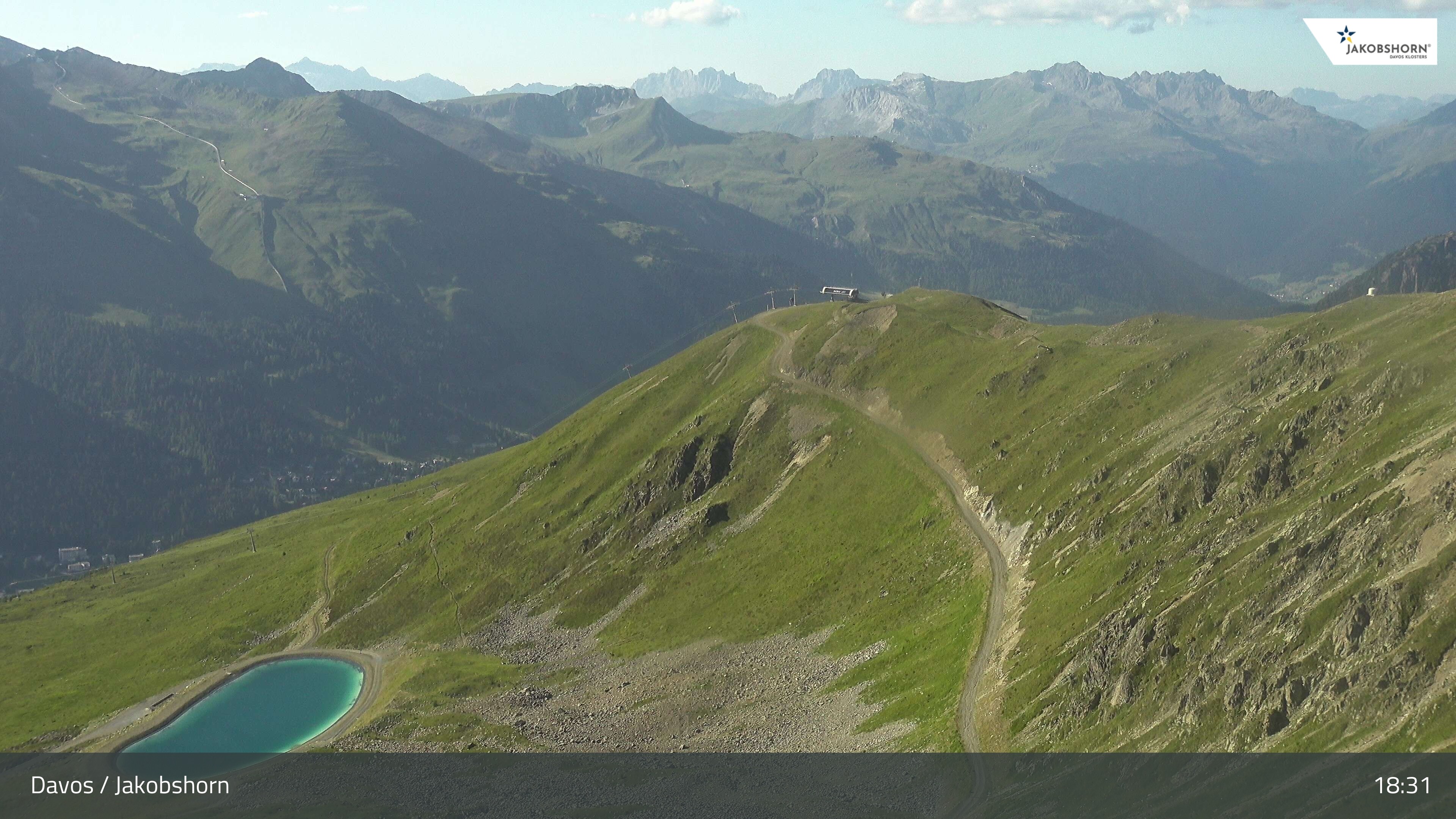 Archived image Webcam Jakobshorn - View to Brämabüel