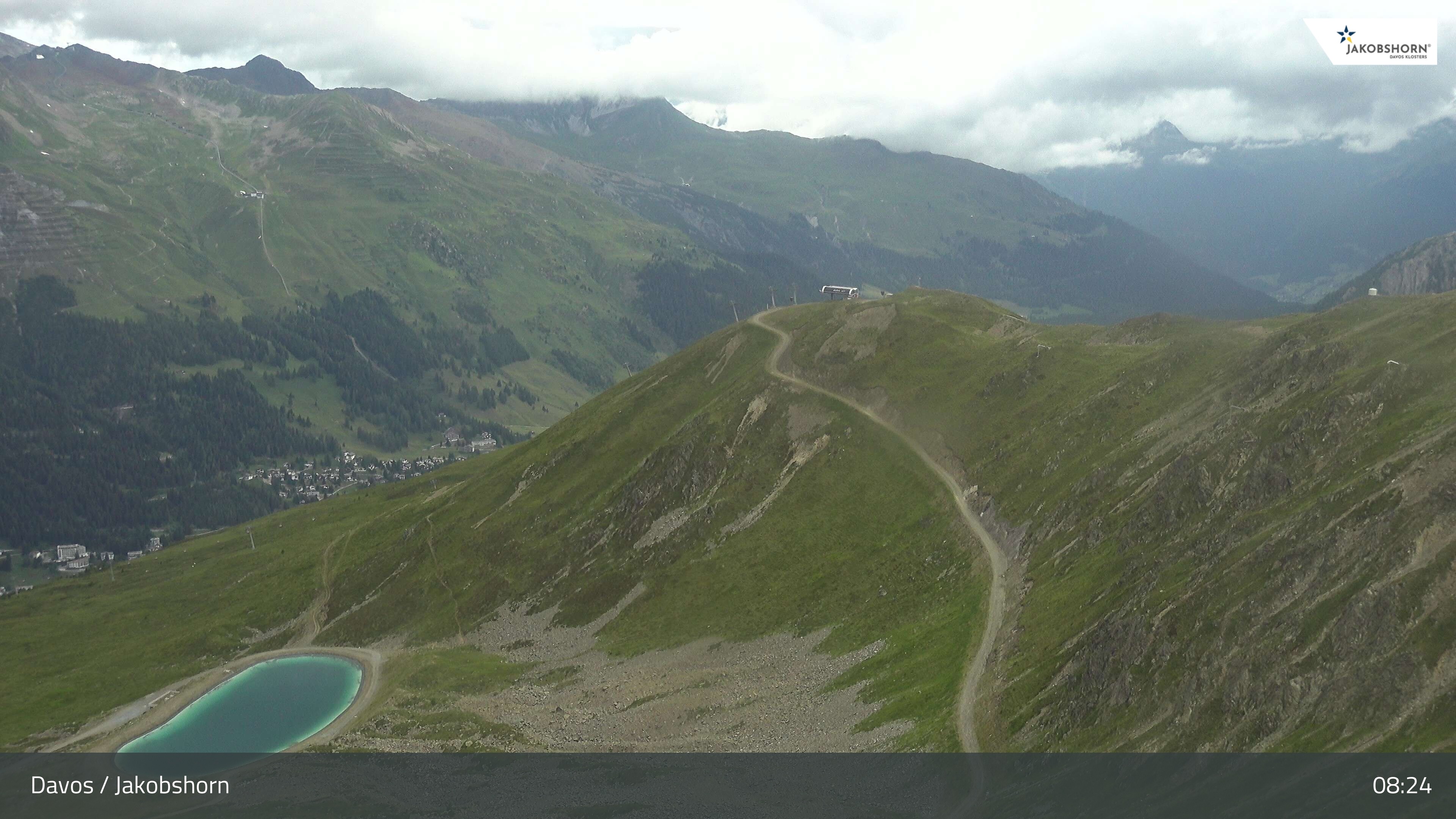 Archiv Foto Webcam Jakobshorn - Blick Richtung Brämabüel
