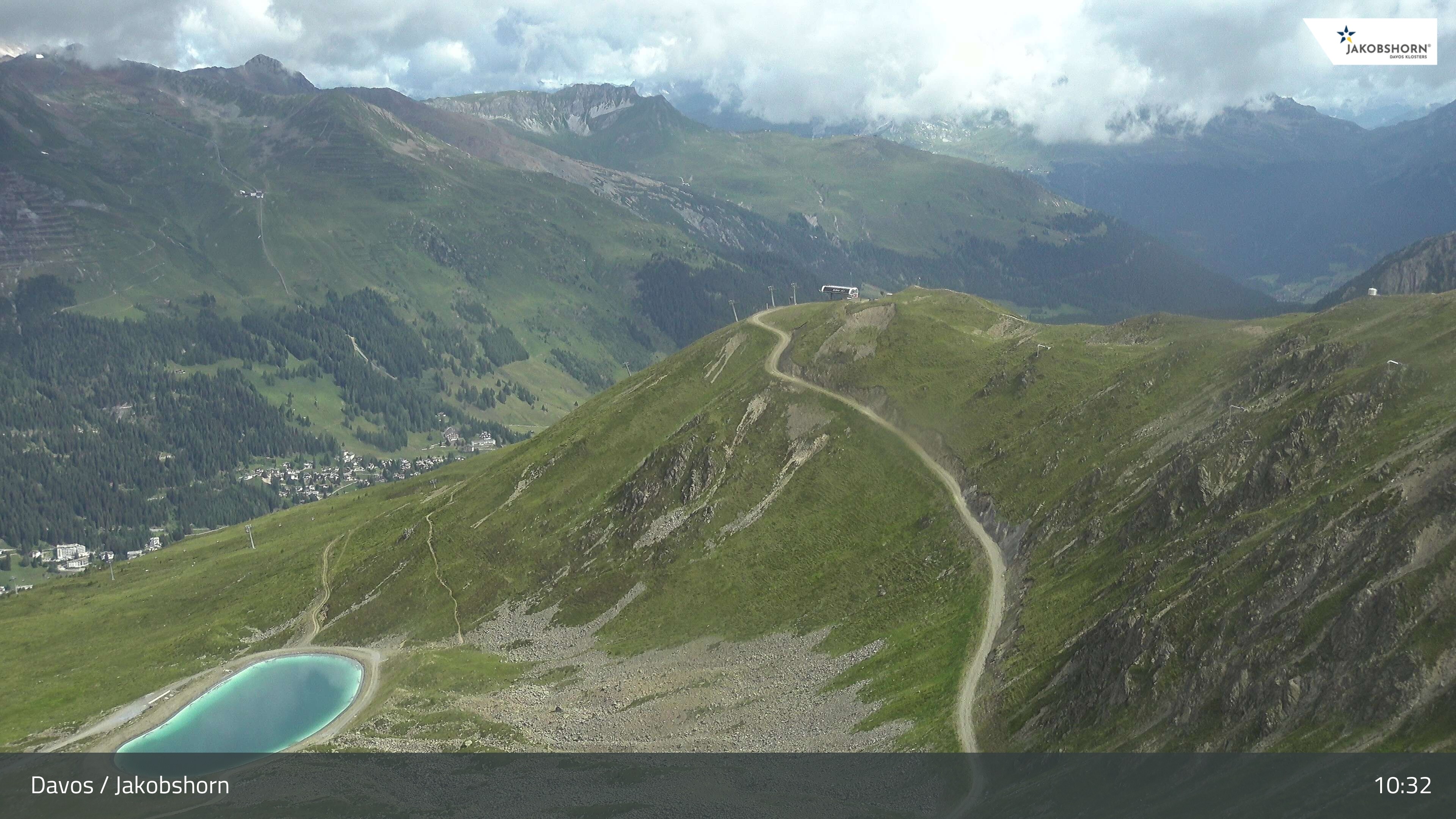 Archiv Foto Webcam Jakobshorn - Blick Richtung Brämabüel