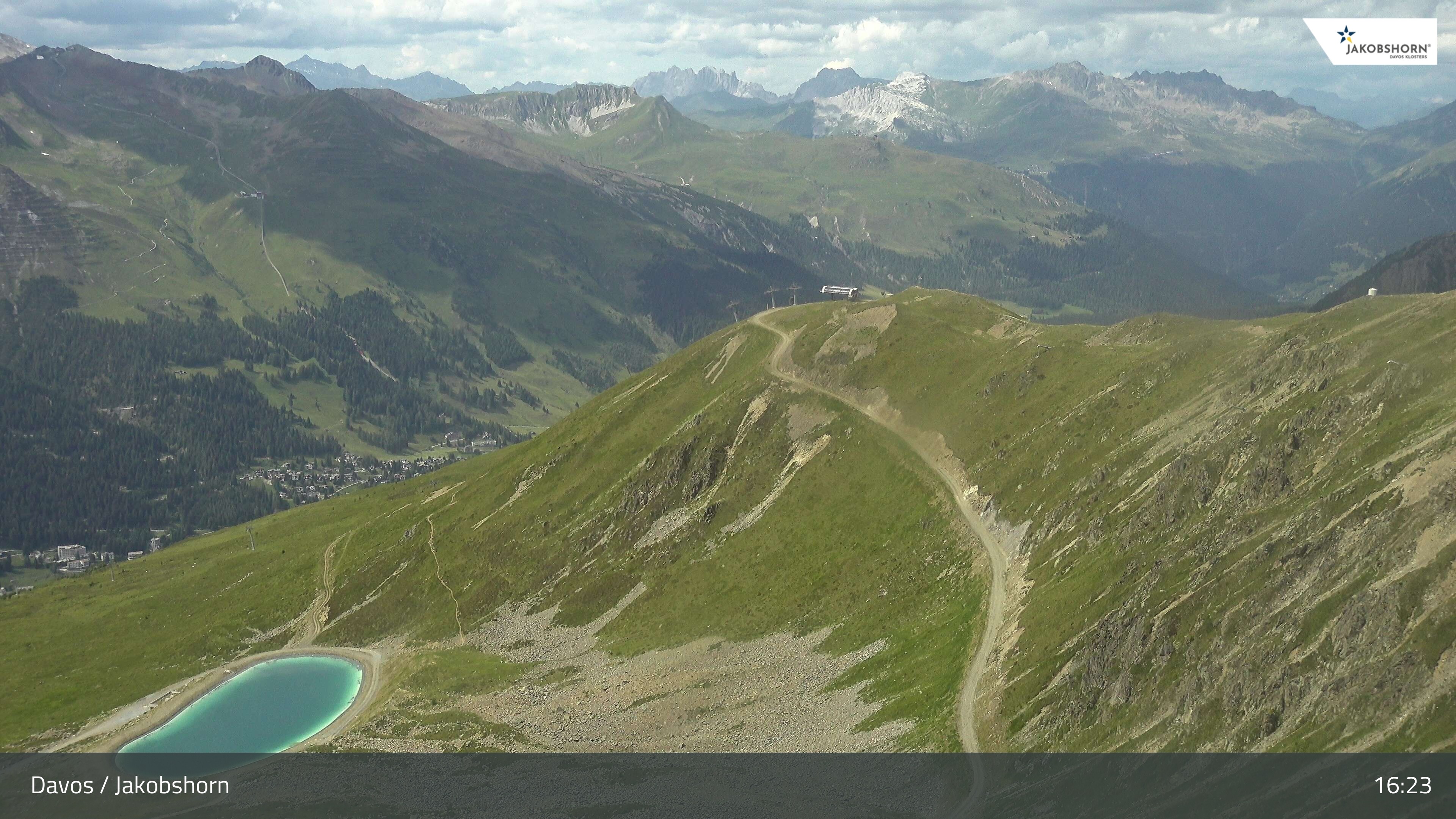 Archiv Foto Webcam Jakobshorn - Blick Richtung Brämabüel