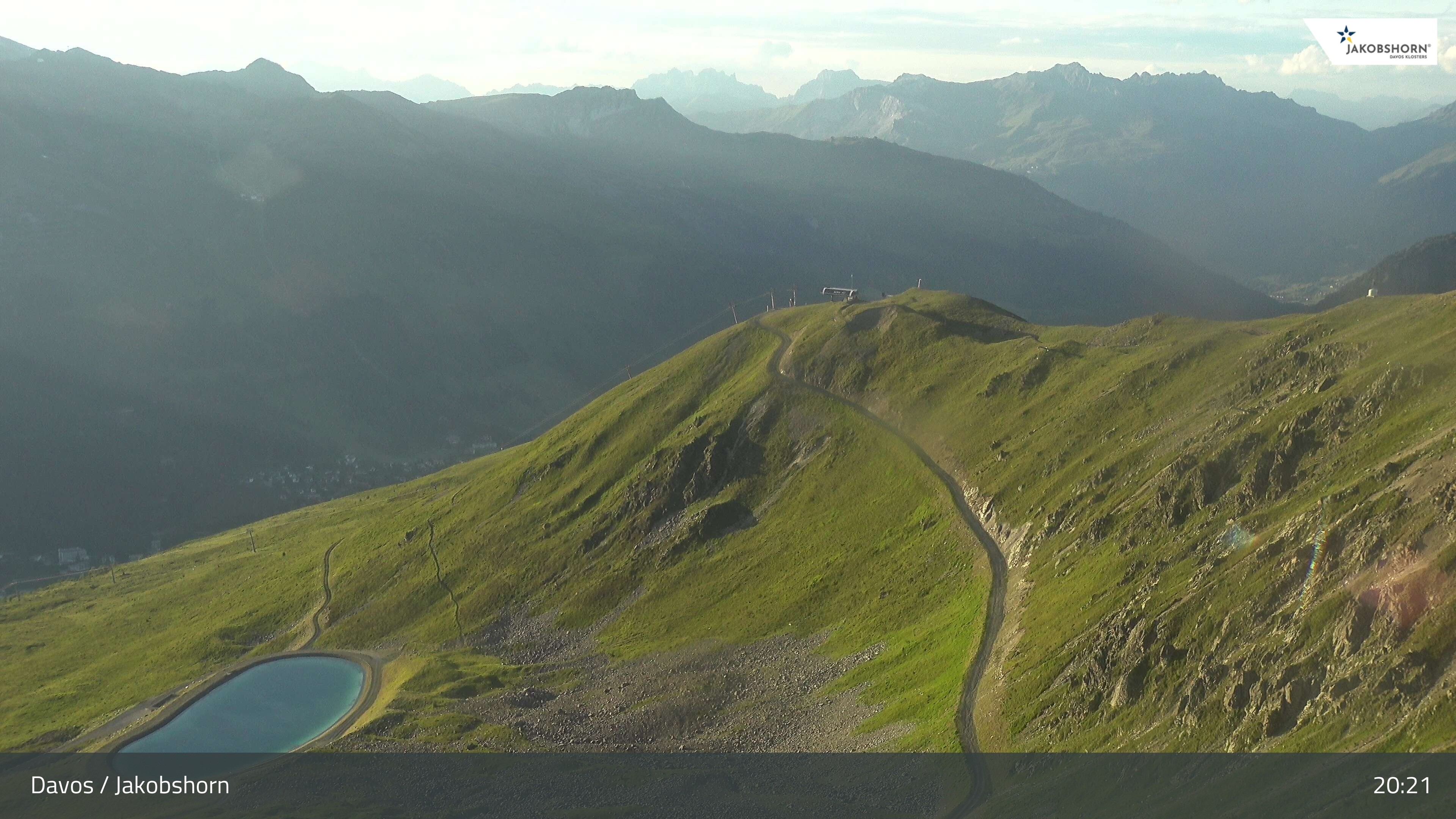 Archiv Foto Webcam Jakobshorn - Blick Richtung Brämabüel