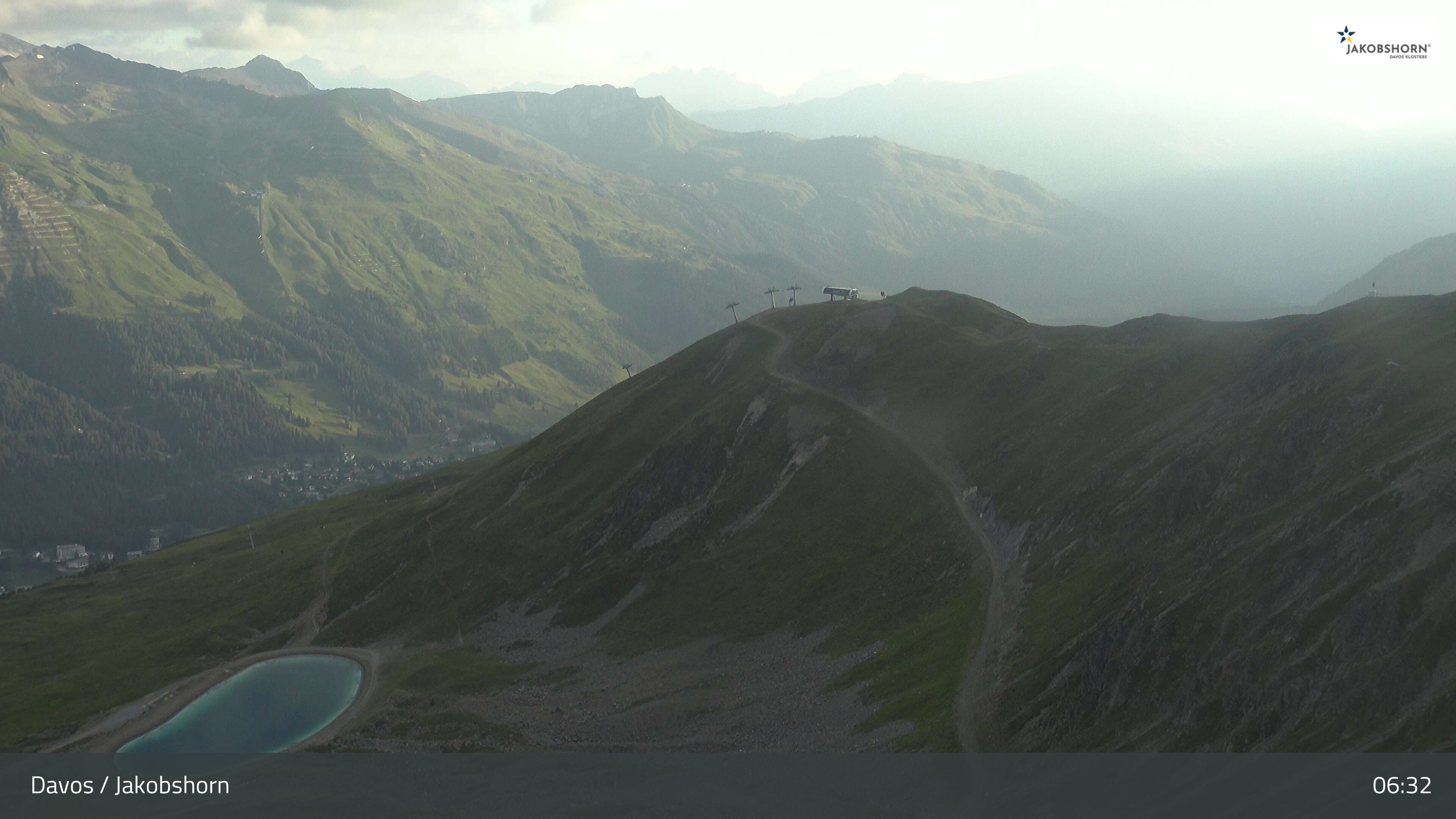 Archiv Foto Webcam Jakobshorn - Blick Richtung Brämabüel