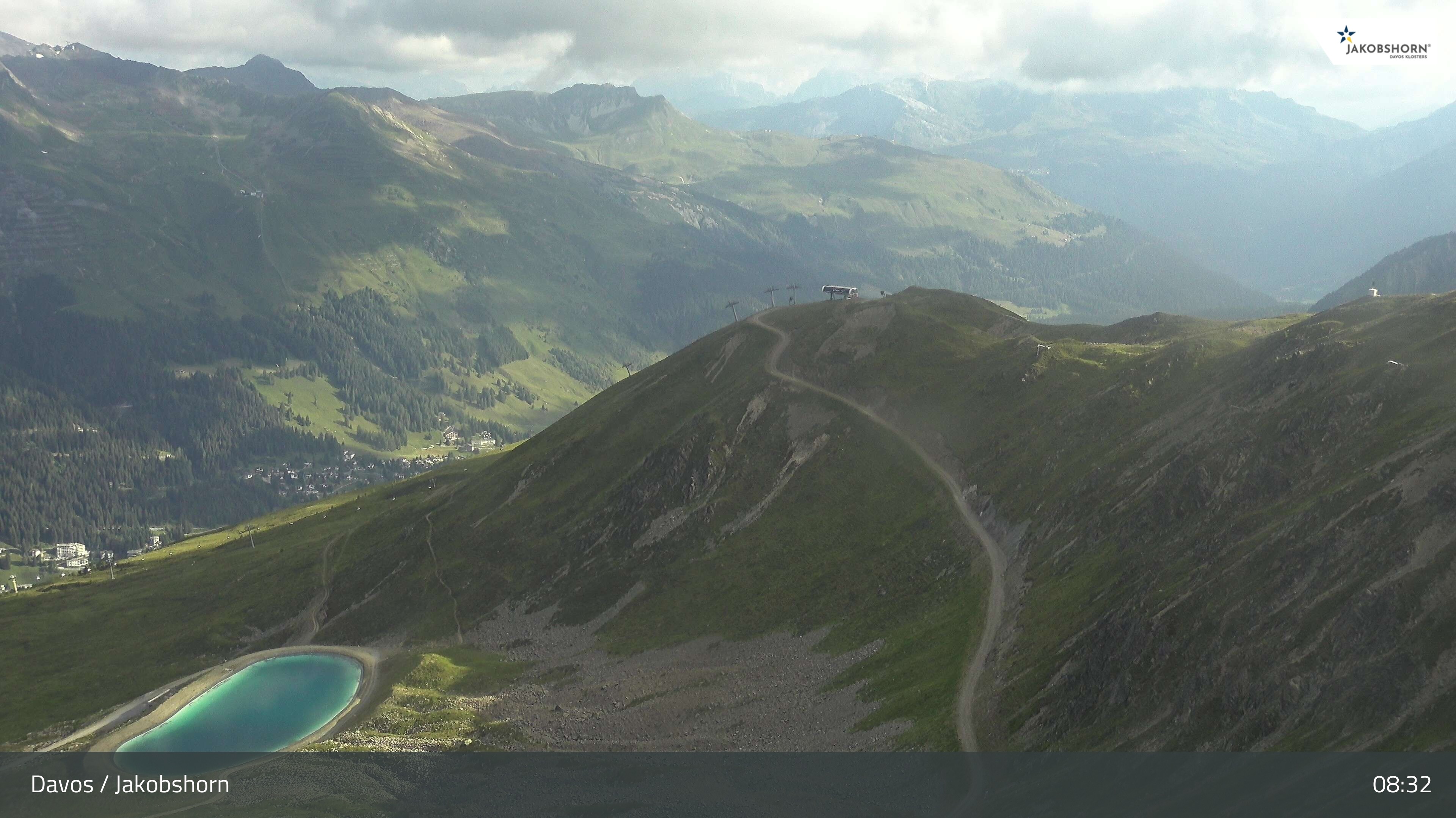 Archiv Foto Webcam Jakobshorn - Blick Richtung Brämabüel