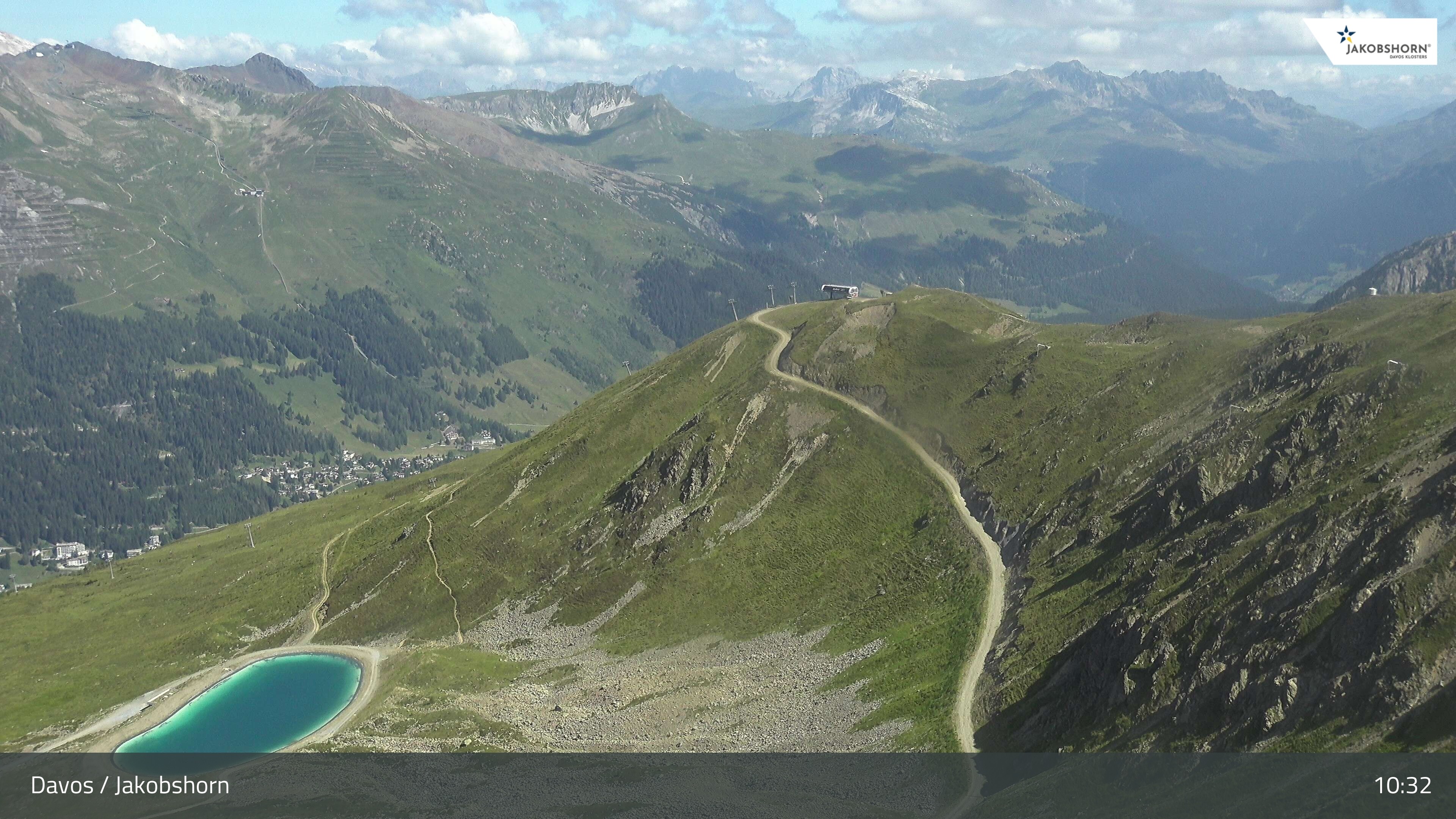 Archiv Foto Webcam Jakobshorn - Blick Richtung Brämabüel