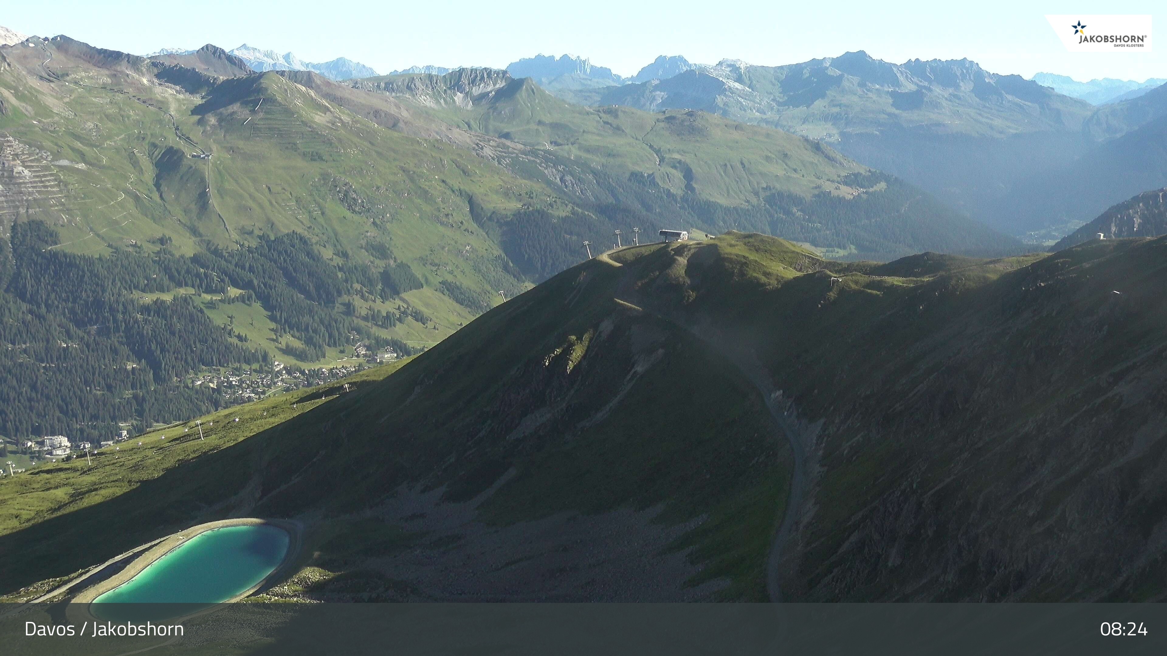 Archiv Foto Webcam Jakobshorn - Blick Richtung Brämabüel