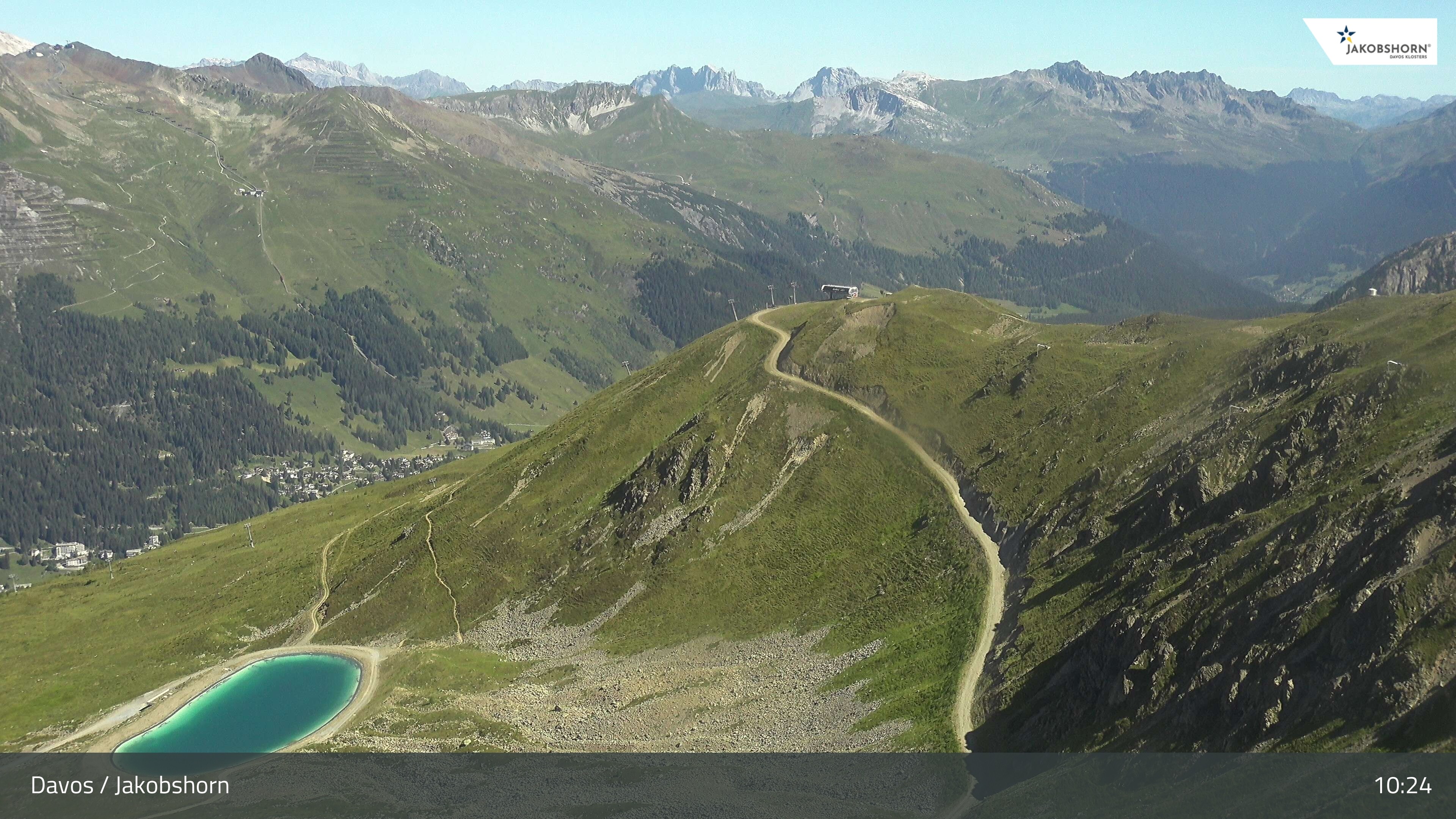 Archiv Foto Webcam Jakobshorn - Blick Richtung Brämabüel