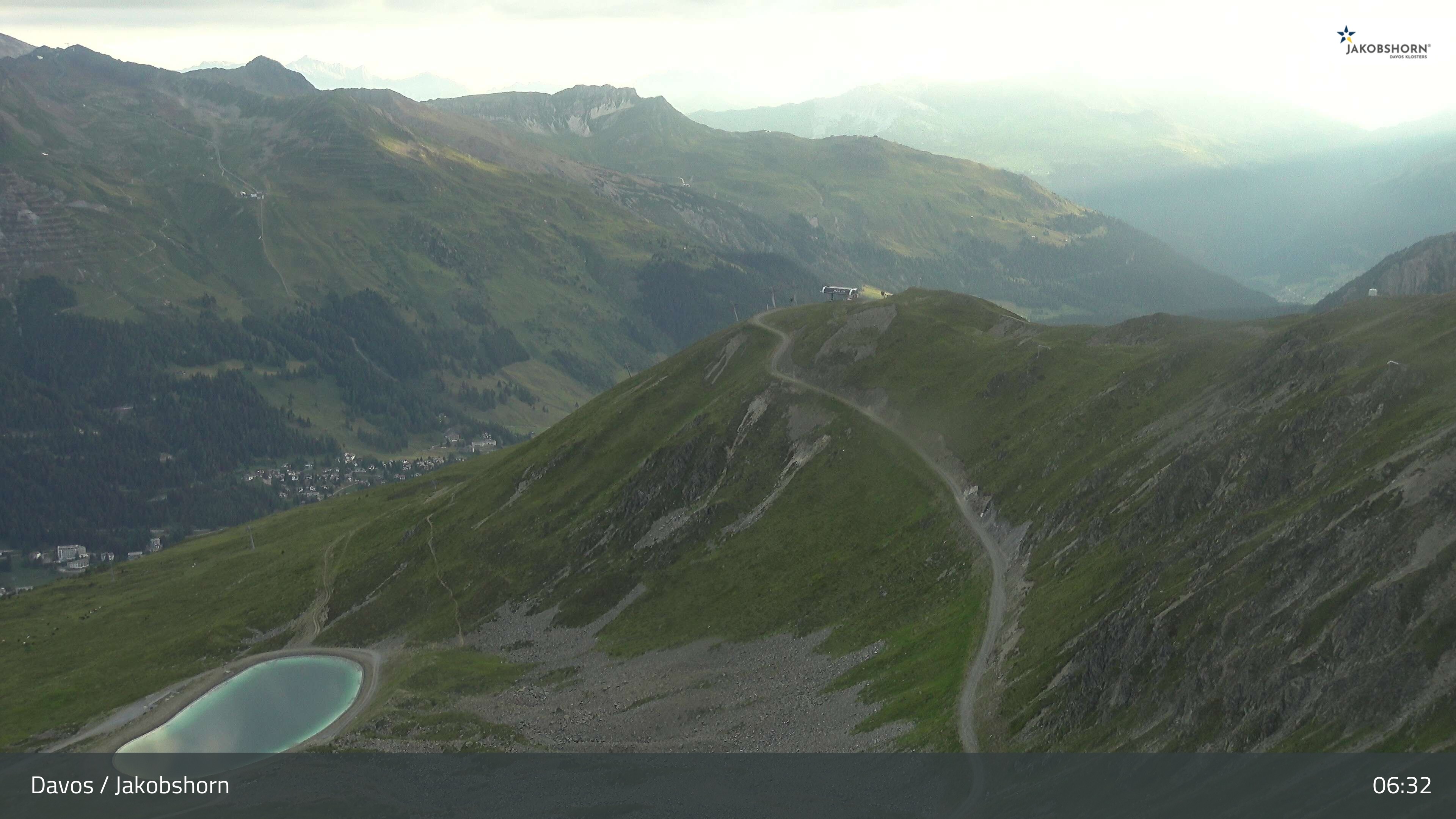 Archiv Foto Webcam Jakobshorn - Blick Richtung Brämabüel