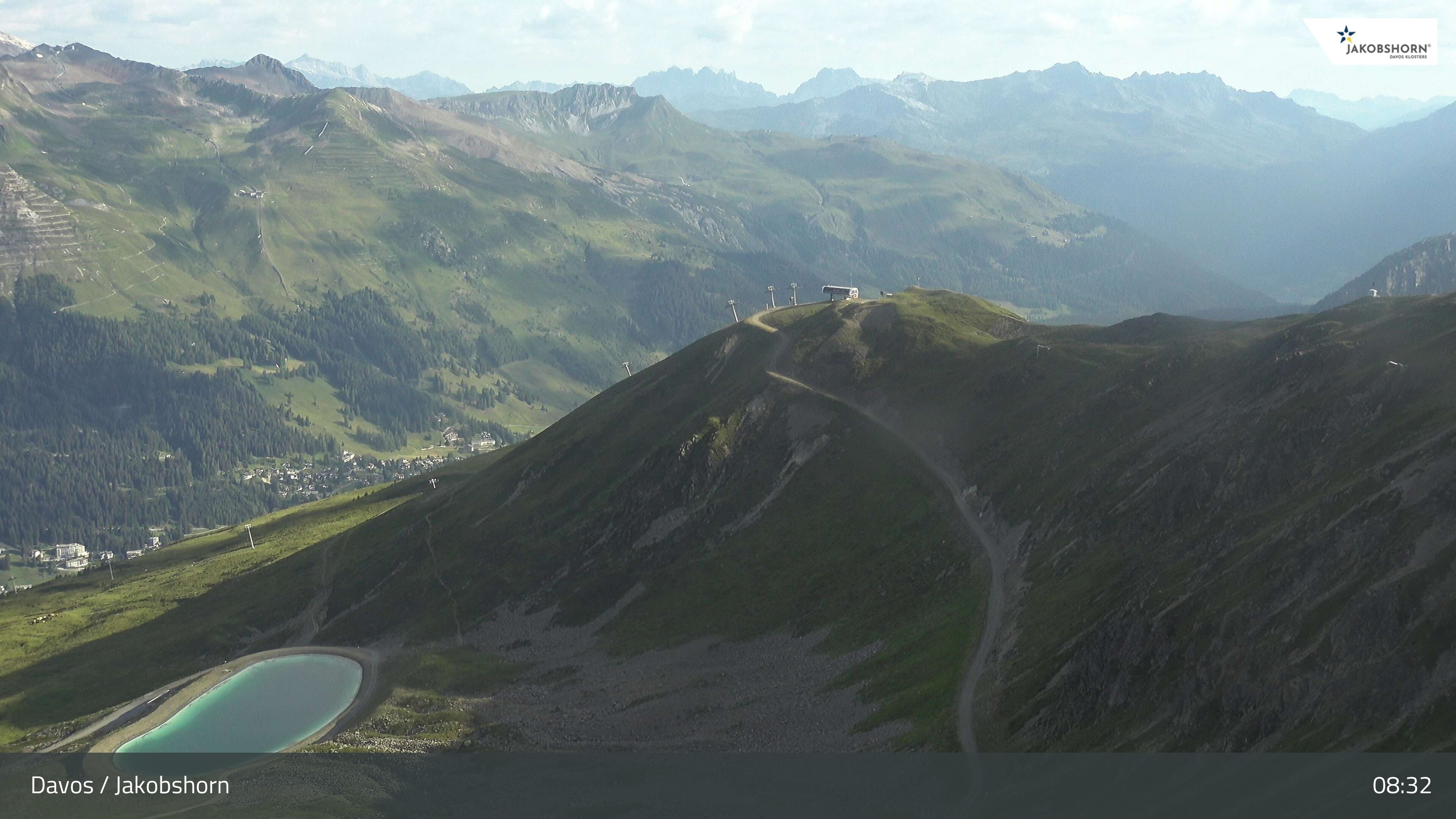 Archiv Foto Webcam Jakobshorn - Blick Richtung Brämabüel