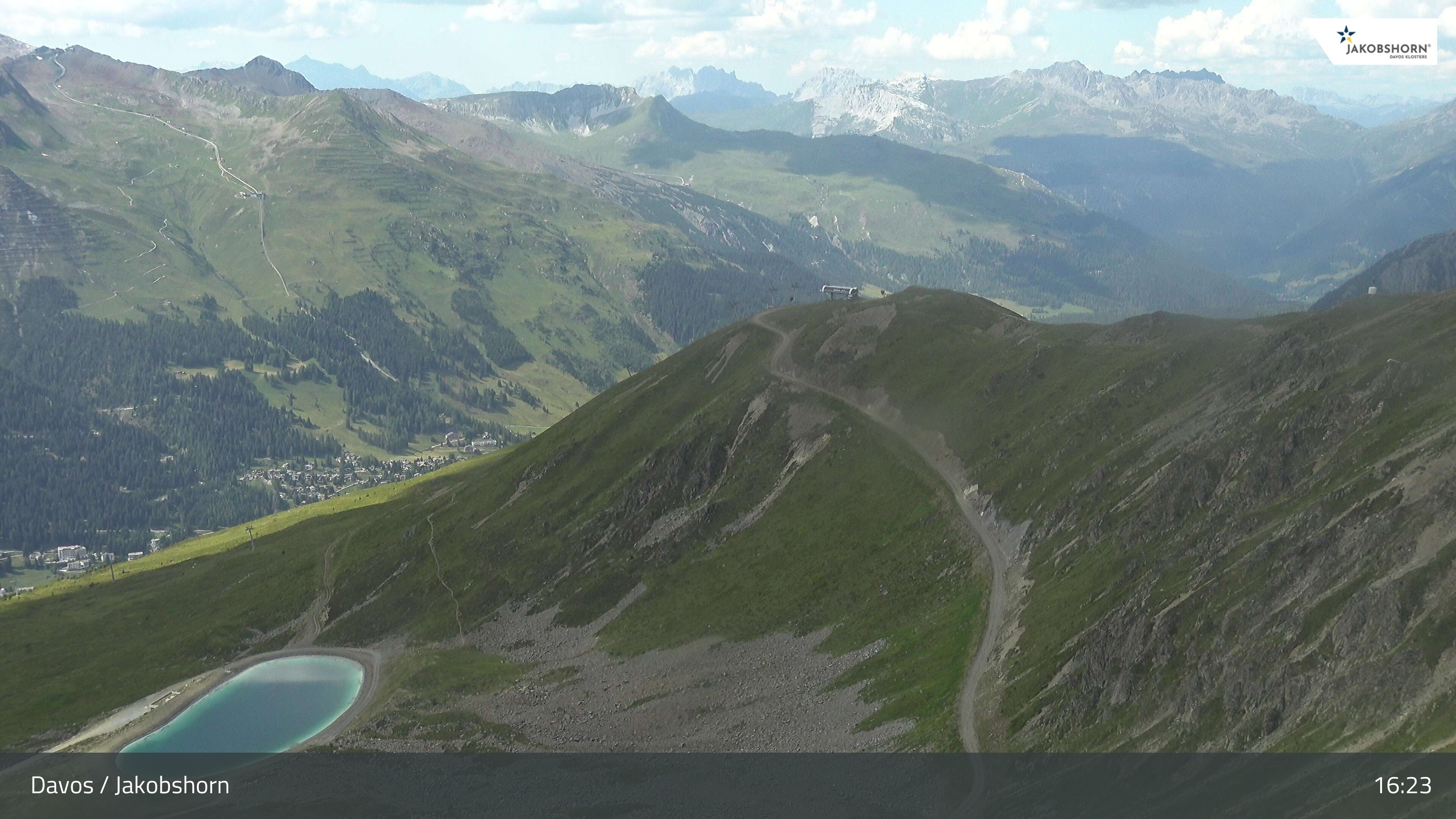 Archiv Foto Webcam Jakobshorn - Blick Richtung Brämabüel