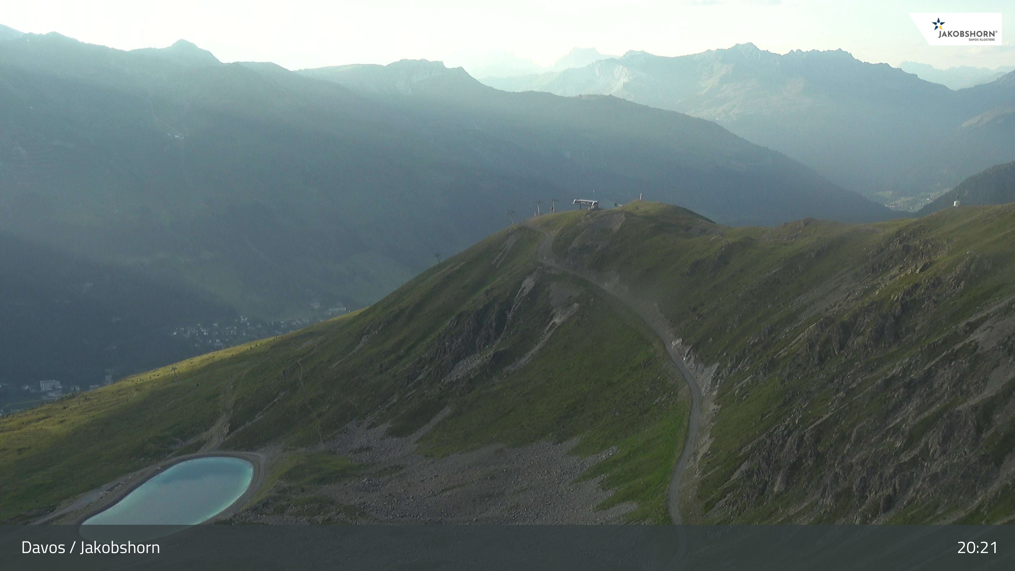 Archiv Foto Webcam Jakobshorn - Blick Richtung Brämabüel