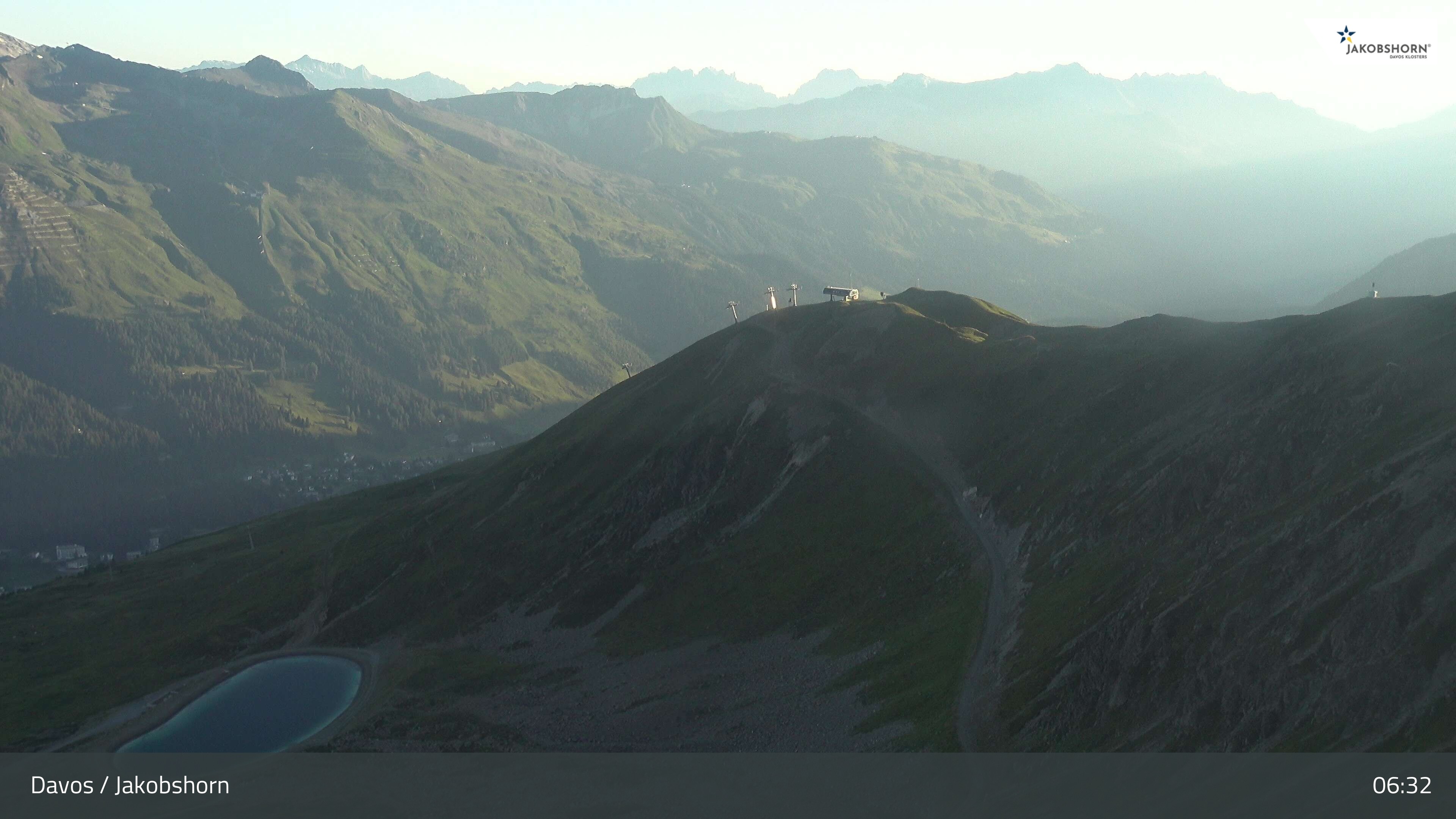Archiv Foto Webcam Jakobshorn - Blick Richtung Brämabüel