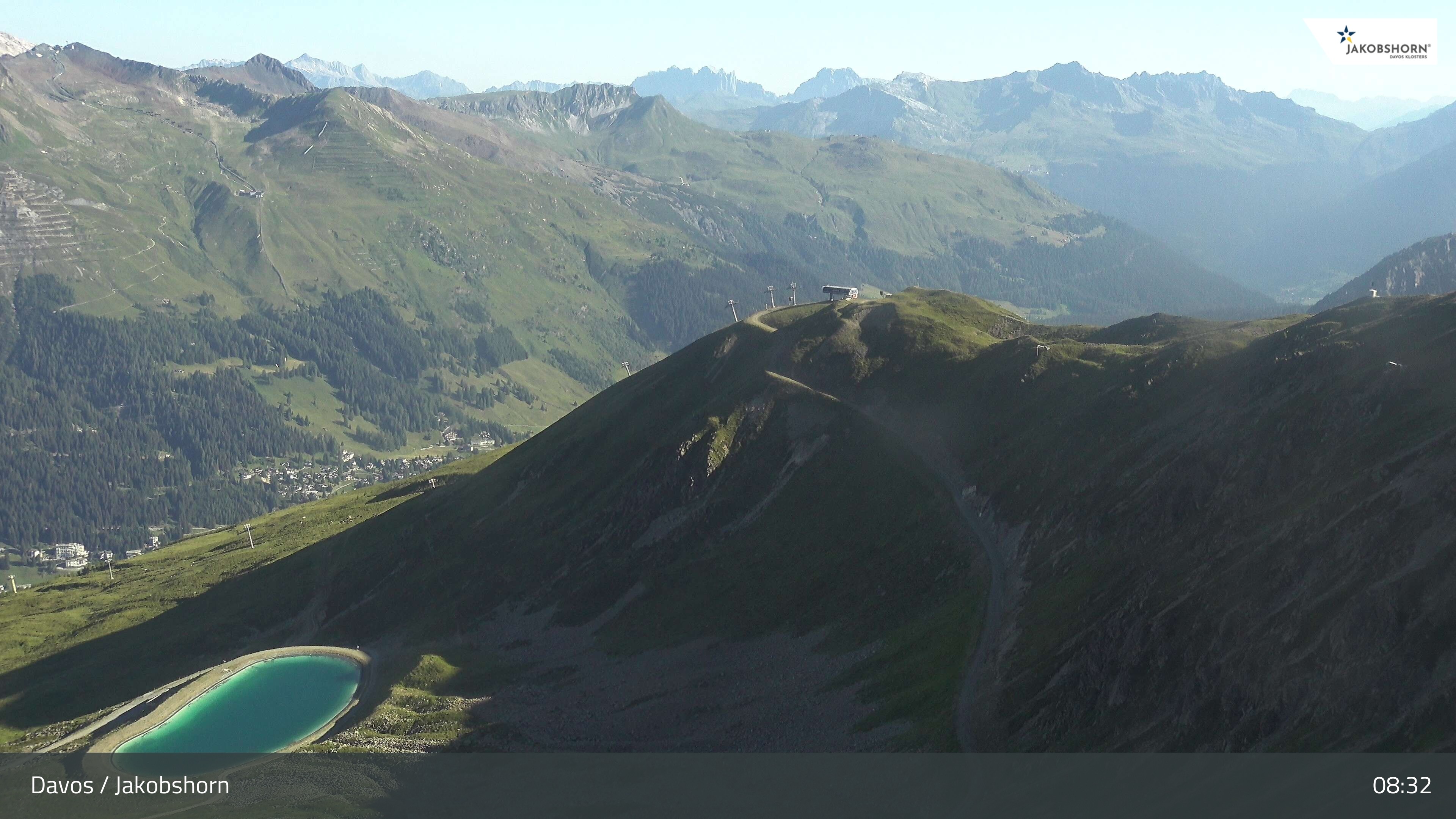 Archiv Foto Webcam Jakobshorn - Blick Richtung Brämabüel