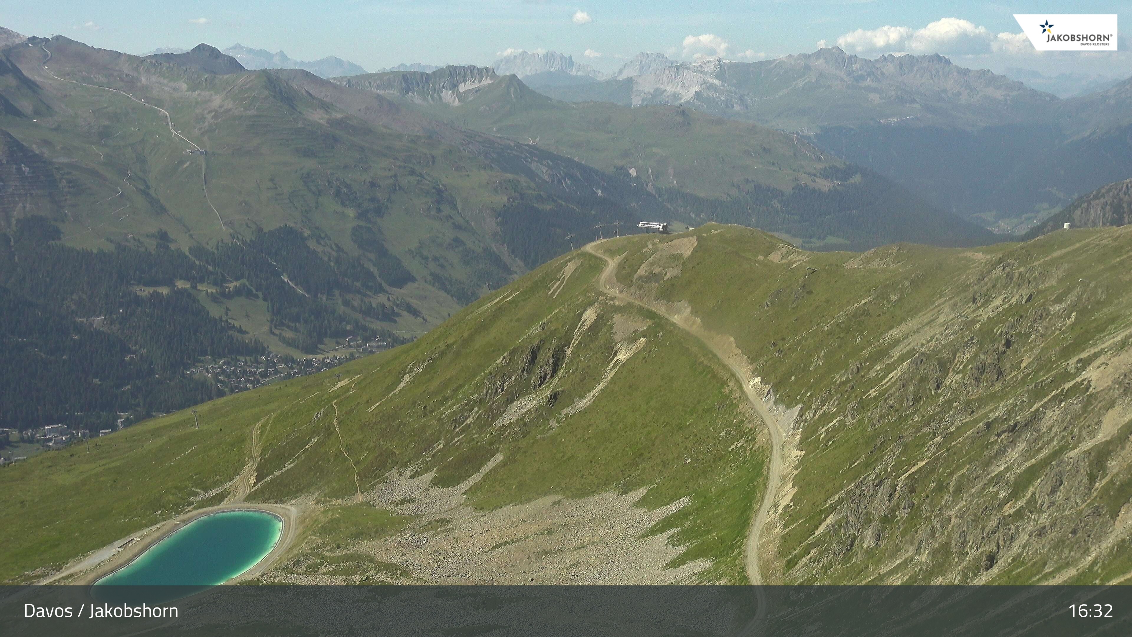 Archiv Foto Webcam Jakobshorn - Blick Richtung Brämabüel