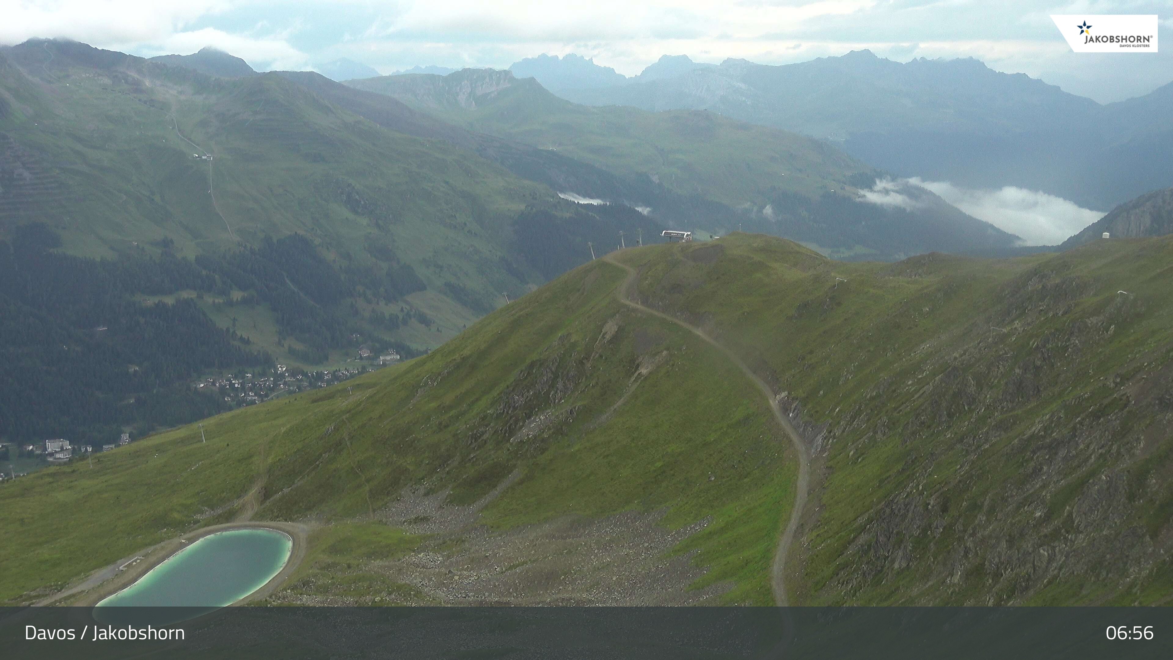 Archiv Foto Webcam Jakobshorn - Blick Richtung Brämabüel