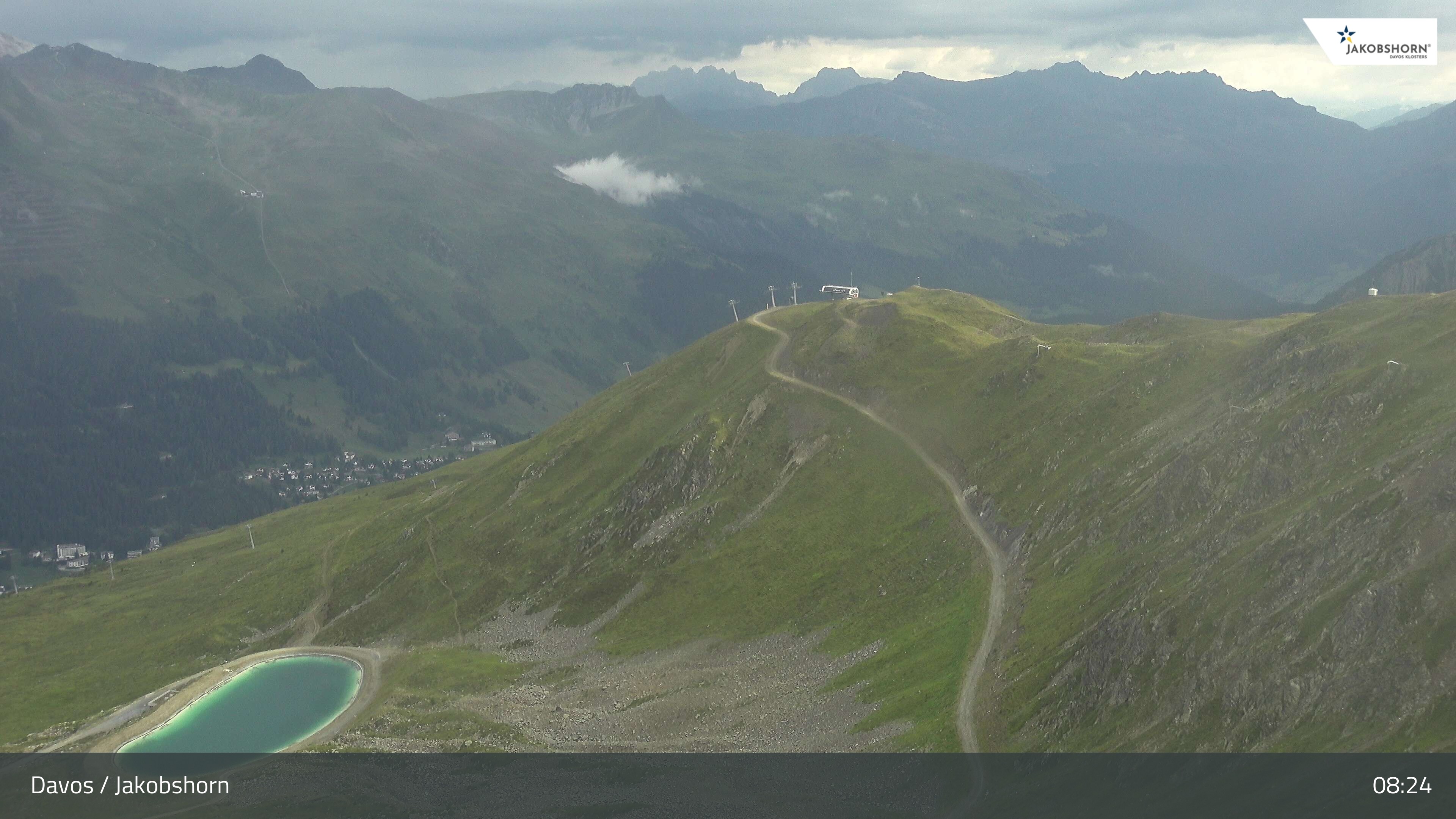 Archiv Foto Webcam Jakobshorn - Blick Richtung Brämabüel