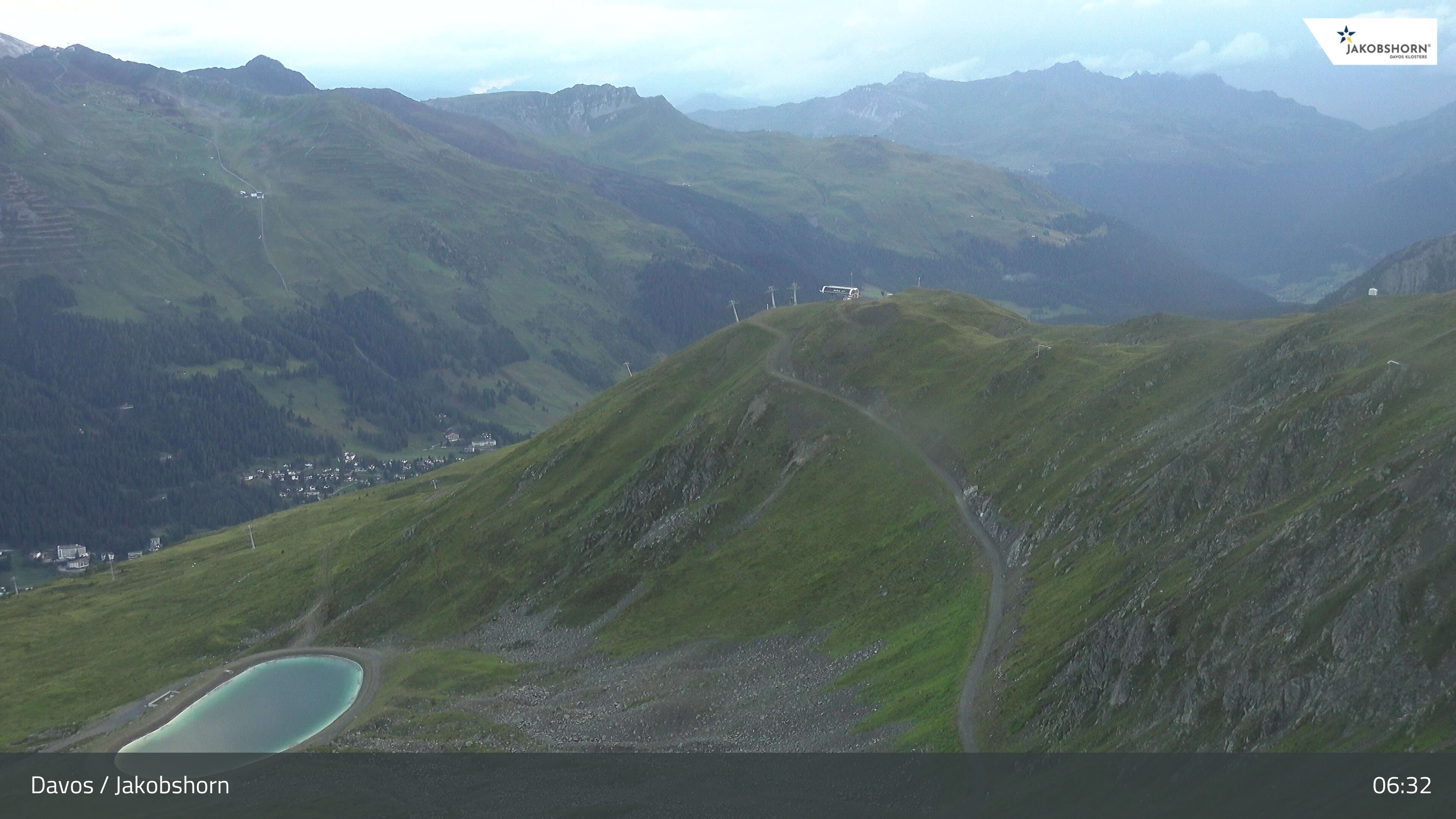 Archiv Foto Webcam Jakobshorn - Blick Richtung Brämabüel