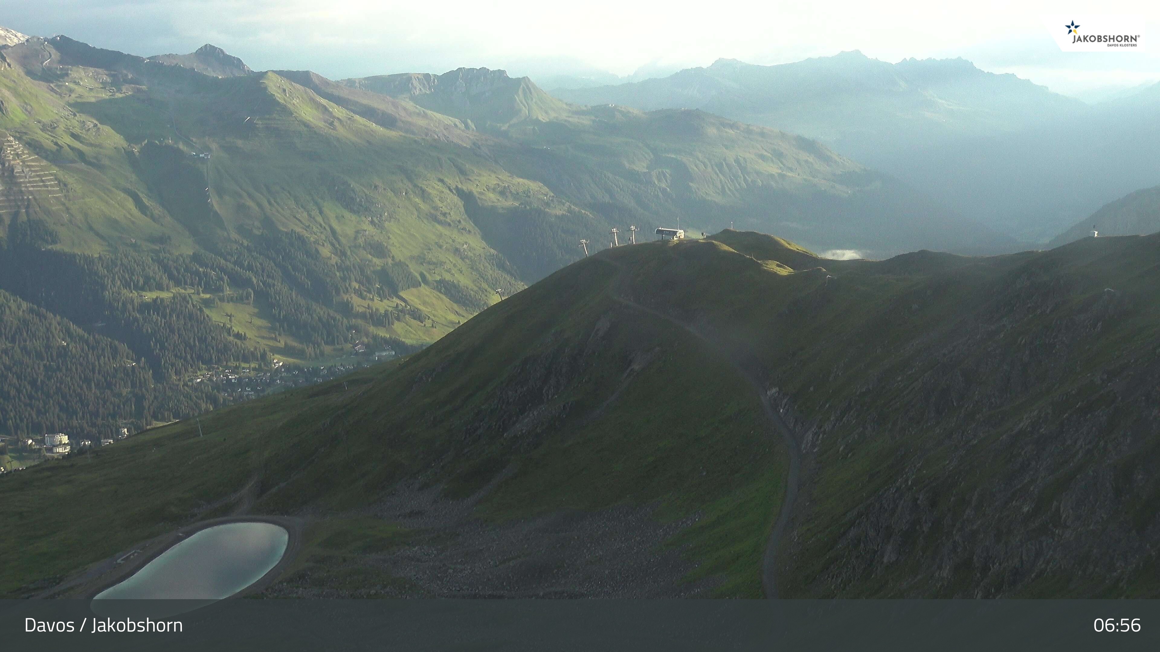 Archiv Foto Webcam Jakobshorn - Blick Richtung Brämabüel