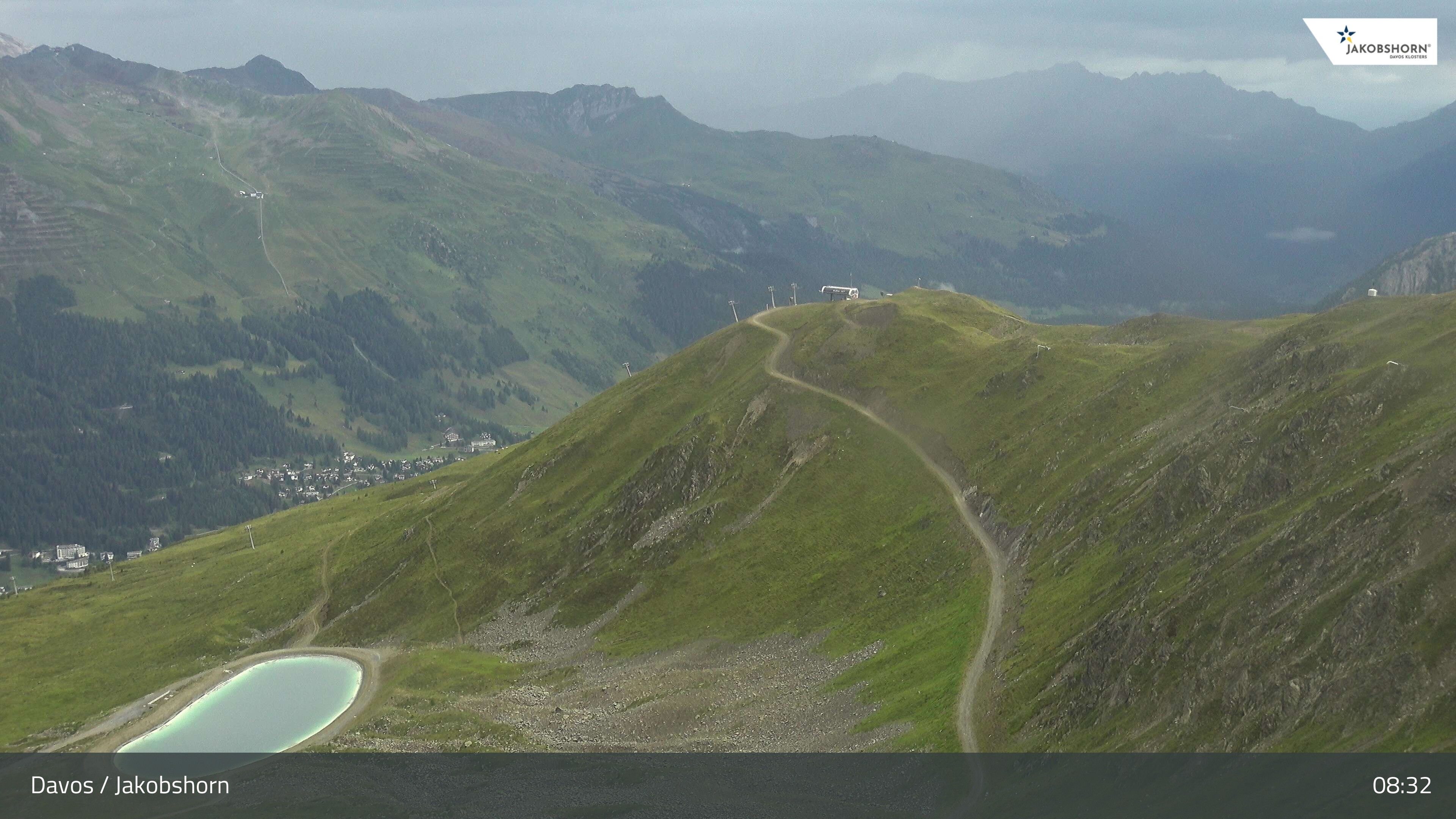 Archiv Foto Webcam Jakobshorn - Blick Richtung Brämabüel