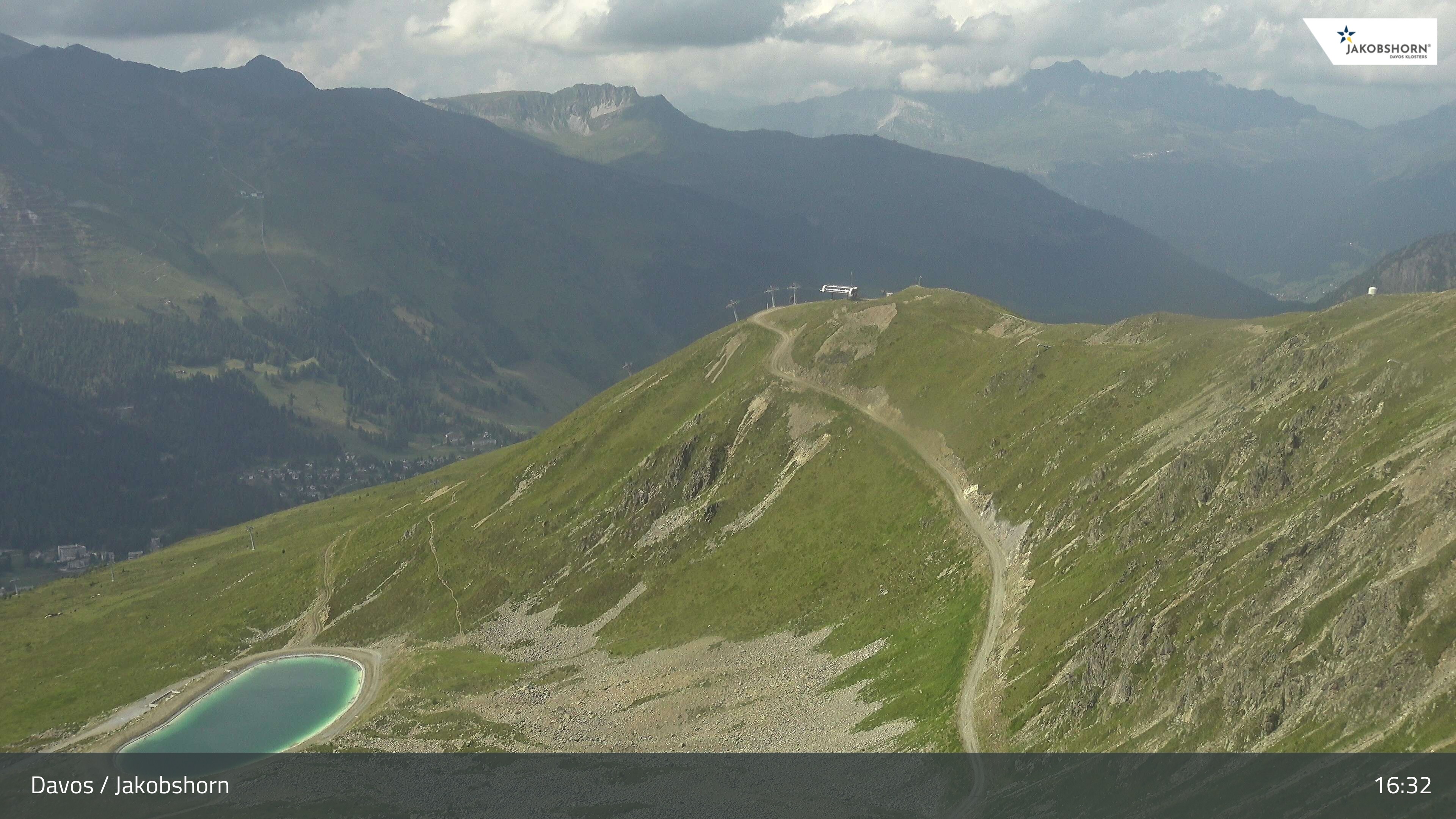Archiv Foto Webcam Jakobshorn - Blick Richtung Brämabüel