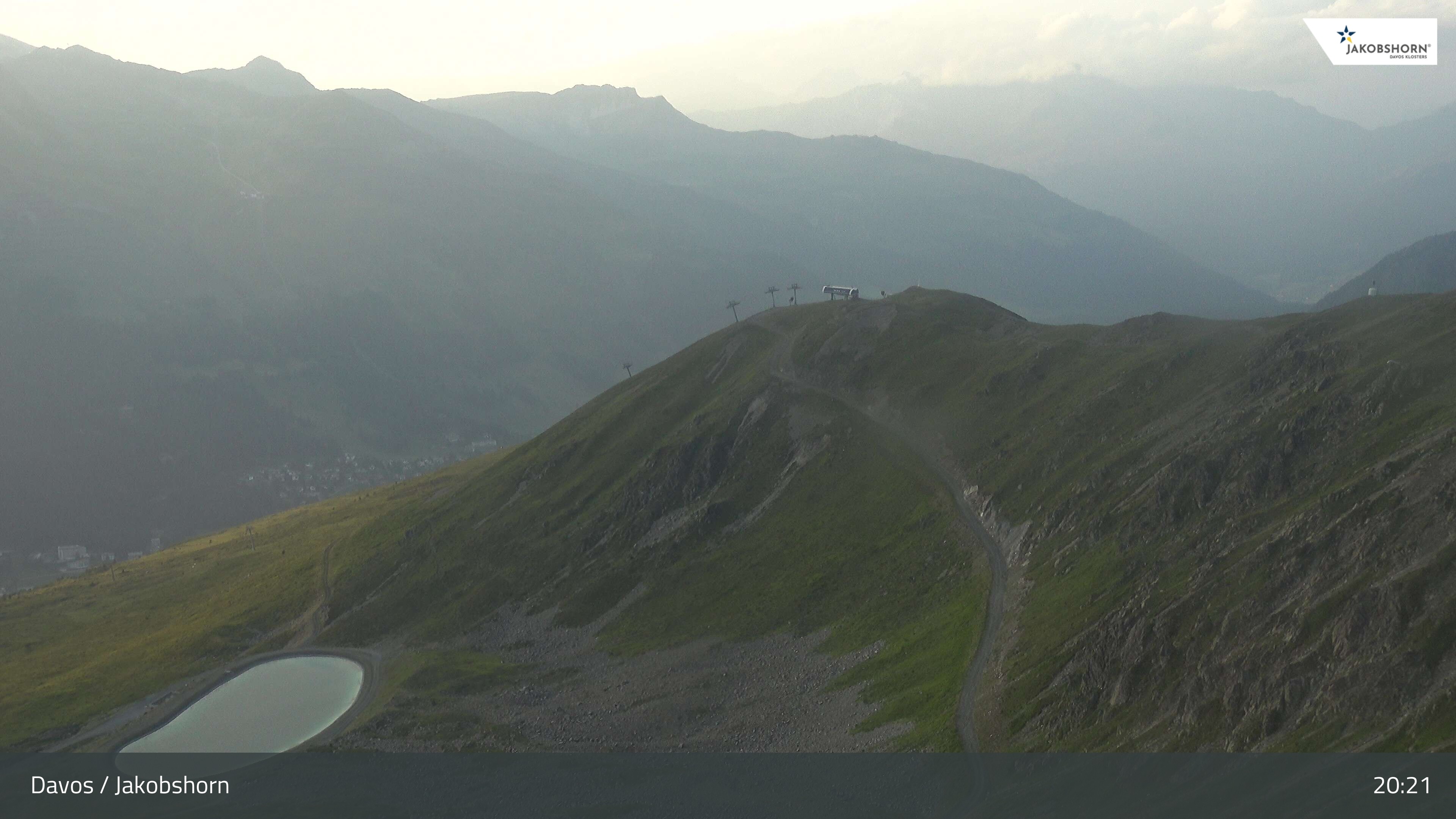 Archiv Foto Webcam Jakobshorn - Blick Richtung Brämabüel