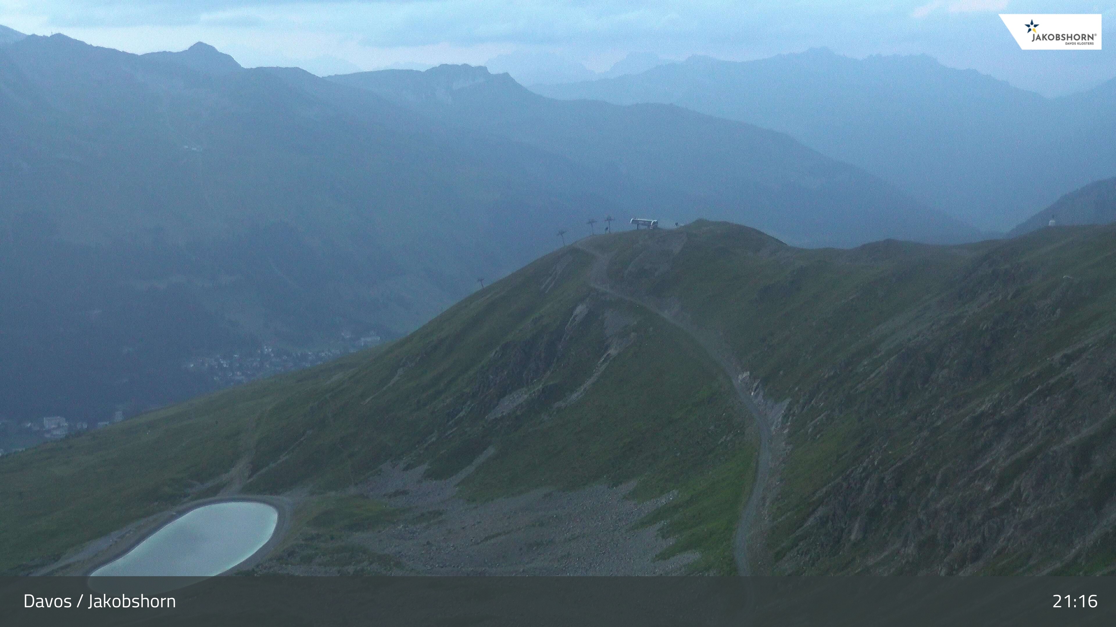 Archiv Foto Webcam Jakobshorn - Blick Richtung Brämabüel